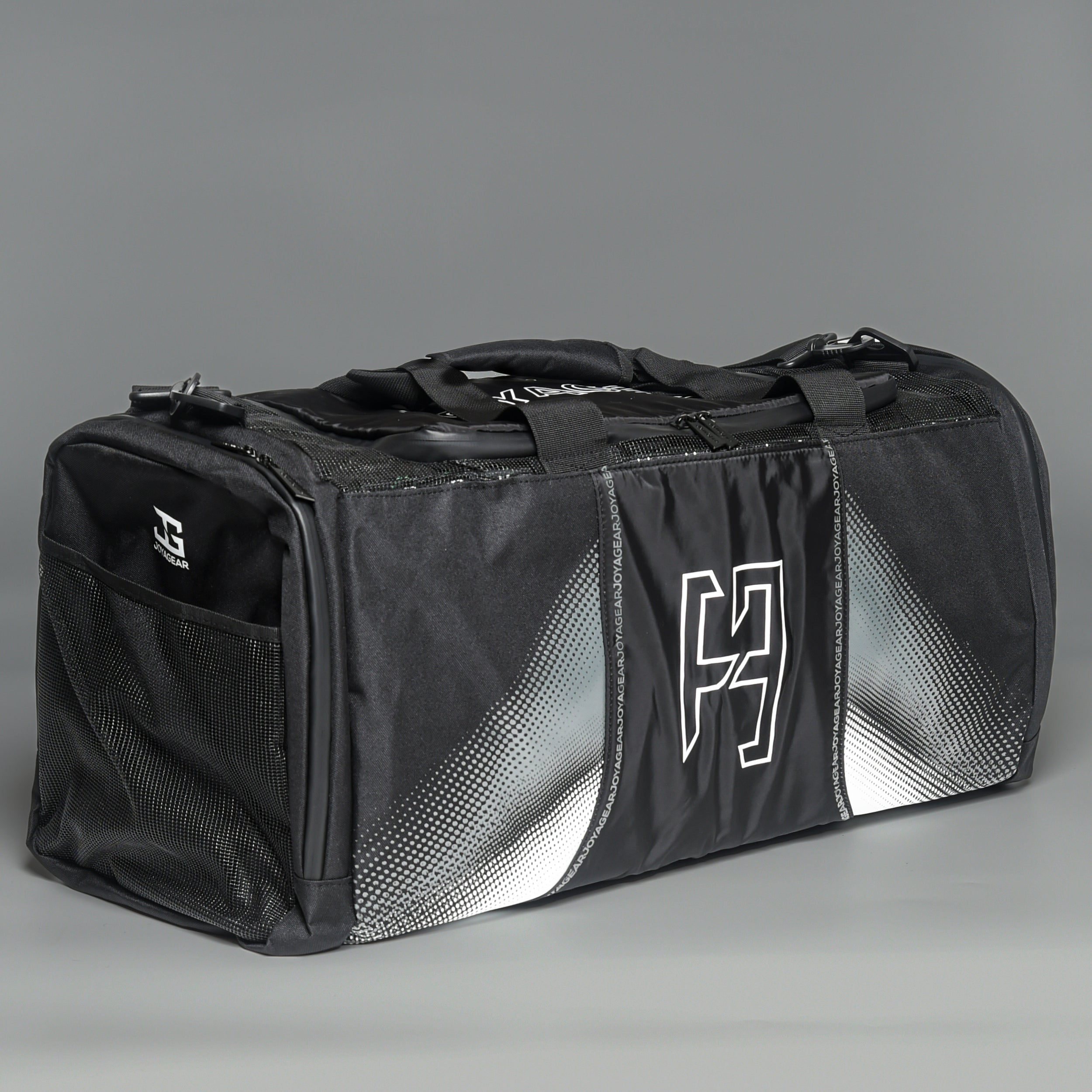 Joya Evolution Sporttas Zwart Wit 65x25x32 cm Joya Evolution Sporttas Zwart Wit 65x25x32 cm