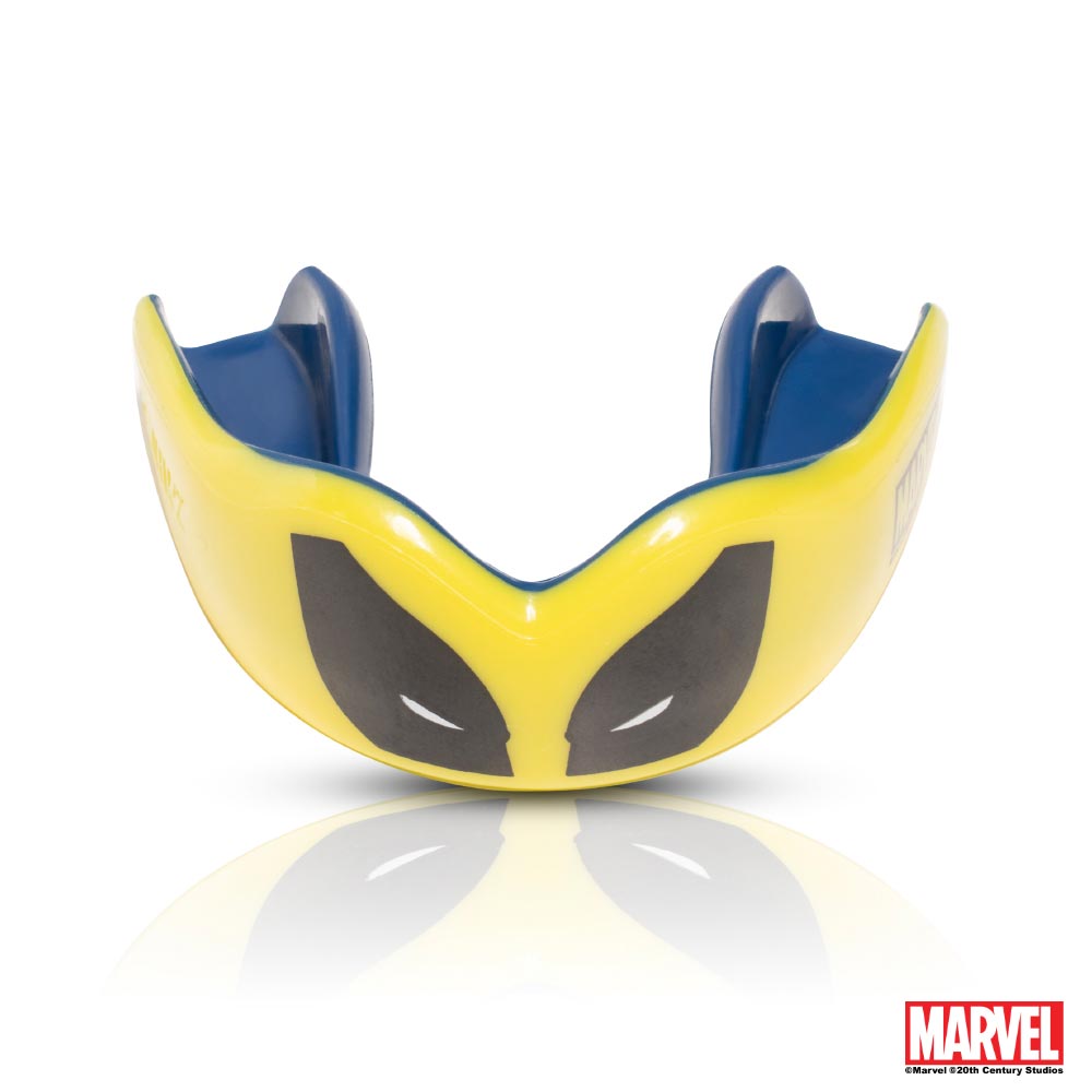 SAFEJAWZ Gebitsbeschermer - Extro Marvel Wolverine - Geel / Blauw - Afbeelding 4
