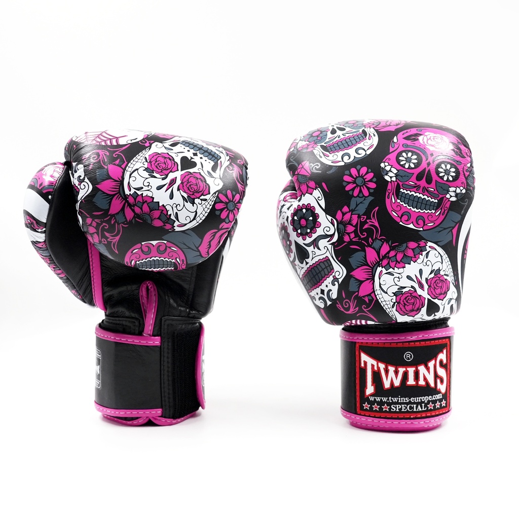 Twins Special BGVL4 Skull Pink Bokshandschoenen (FBGVL 4 SKULL PINK) Twins Special BGVL4 Skull Pink Bokshandschoenen (FBGVL 4 SKULL PINK)