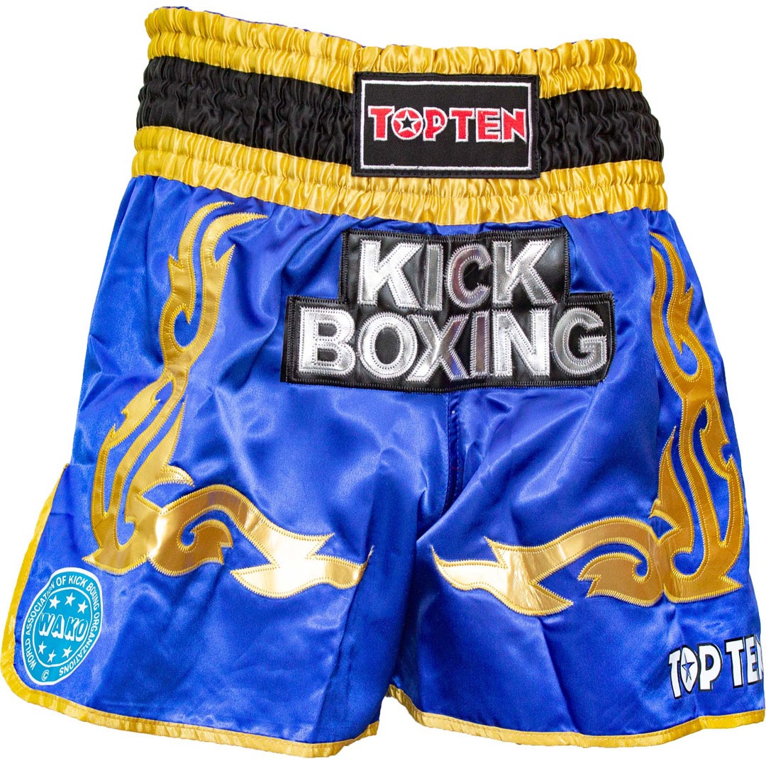 TOP TEN Point Fighting broek - WAKO Kickboxing - Blauw TOP TEN Point Fighting broek - WAKO Kickboxing - Blauw