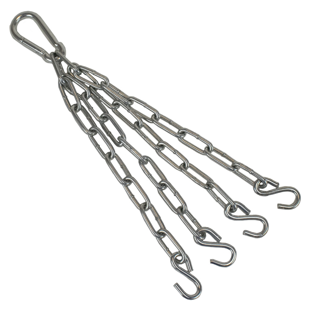 Super Pro Combat Gear Bokszak - 4-puntsketting - Zilver Super Pro Combat Gear Bokszak - 4-puntsketting - Zilver