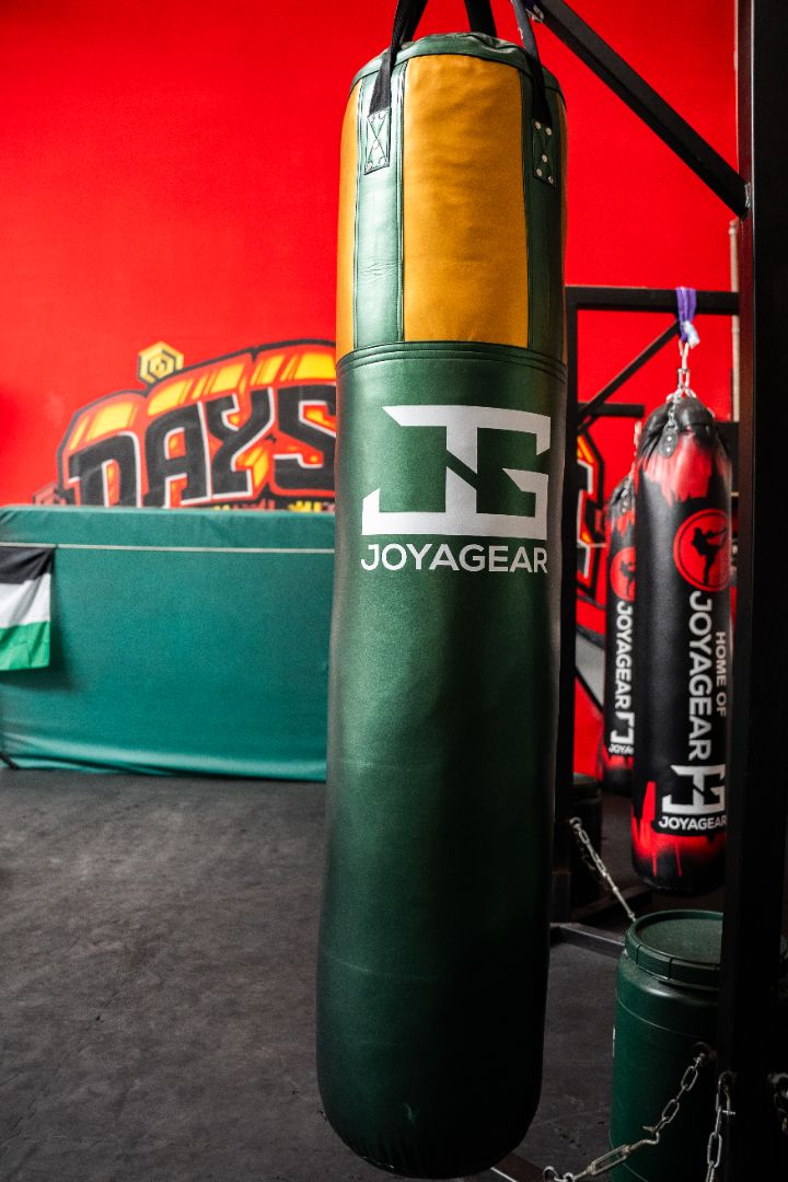 Joya Strike Bokszak Groen Goud 150 cm Joya Strike Bokszak Groen Goud 150 cm