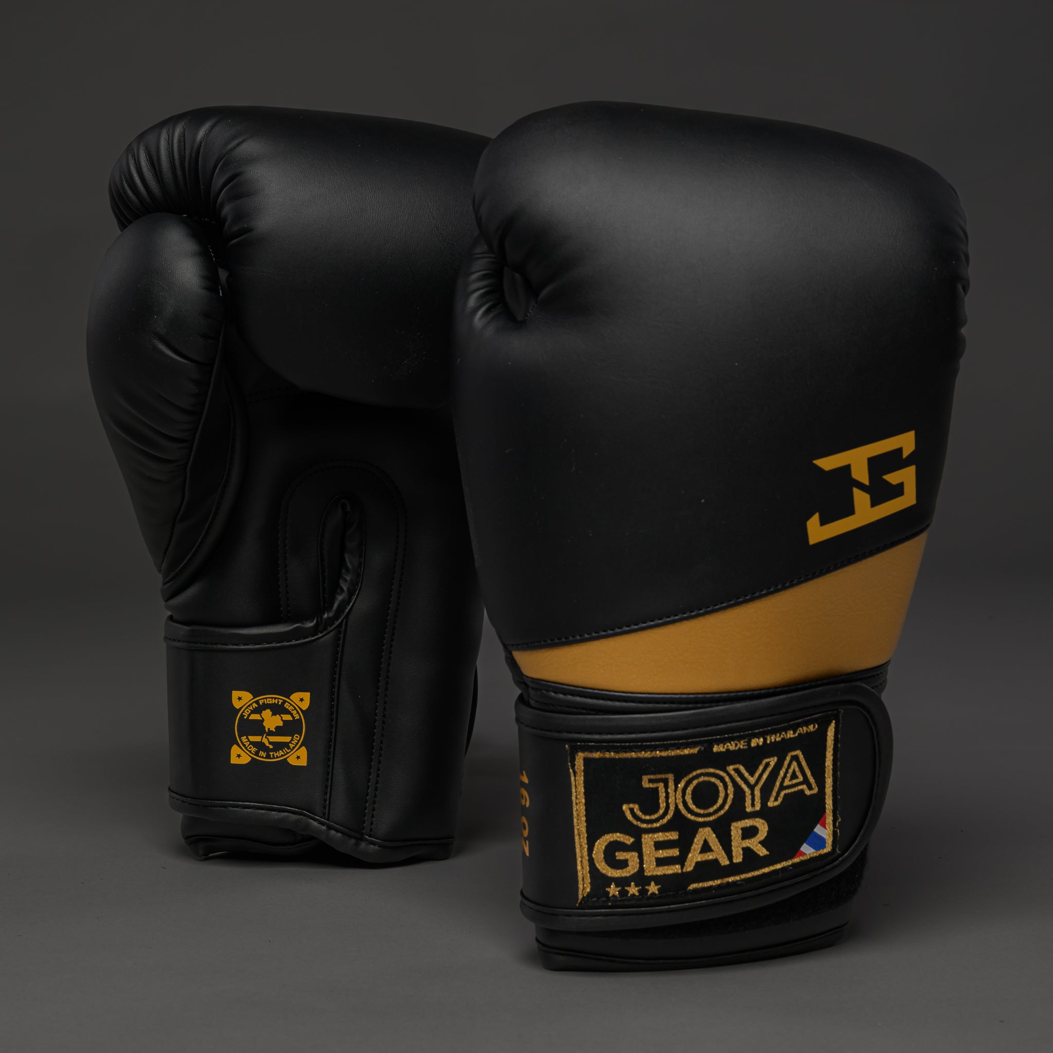 Joya Strike Air Kickbokshandschoenen Zwart Goud Joya Strike Air Kickbokshandschoenen Zwart Goud