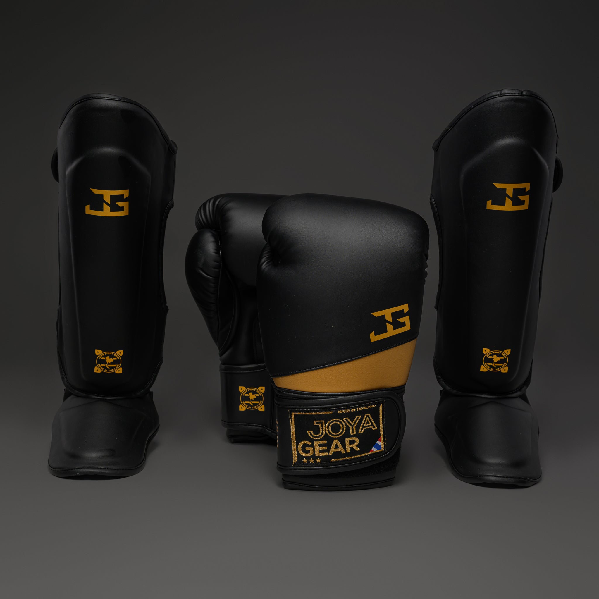 Joya Strike Air Kickbokshandschoenen Zwart Goud Joya Strike Air Kickbokshandschoenen Zwart Goud