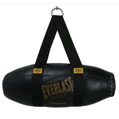 Everlast Bokszak - 1910 PRO LEATHER TORPEDO BAG 60LB - Zwart Everlast Bokszak - 1910 PRO LEATHER TORPEDO BAG 60LB - Zwart