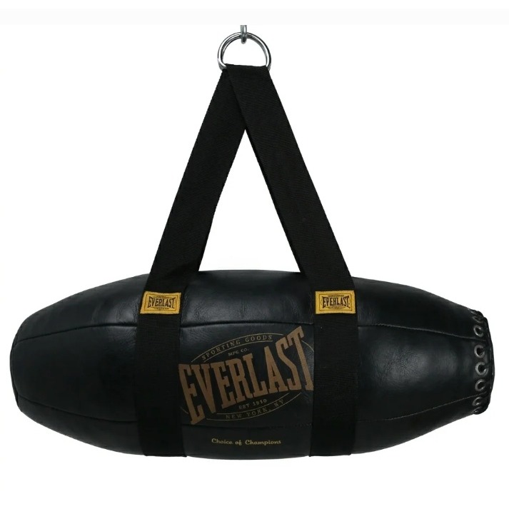 Everlast Bokszak - 1910 PRO LEATHER TORPEDO BAG 60LB - Zwart Everlast Bokszak - 1910 PRO LEATHER TORPEDO BAG 60LB - Zwart