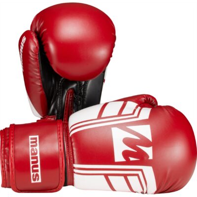 Manus Bokshandschoen - WAKO ProGrip - Rood / Wit Manus Bokshandschoen - WAKO ProGrip - Rood / Wit