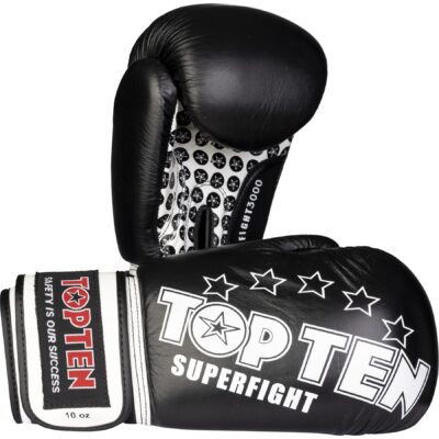TOP TEN Bokshandschoen - Superfight 3000 - Zwart