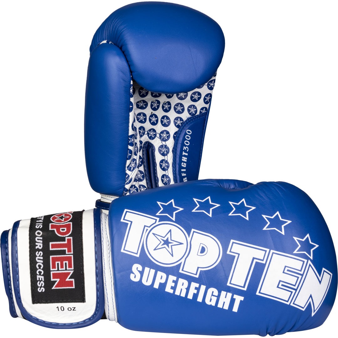 TOP TEN Bokshandschoen - Superfight 3000 - Rood TOP TEN Bokshandschoen - Superfight 3000 - Rood