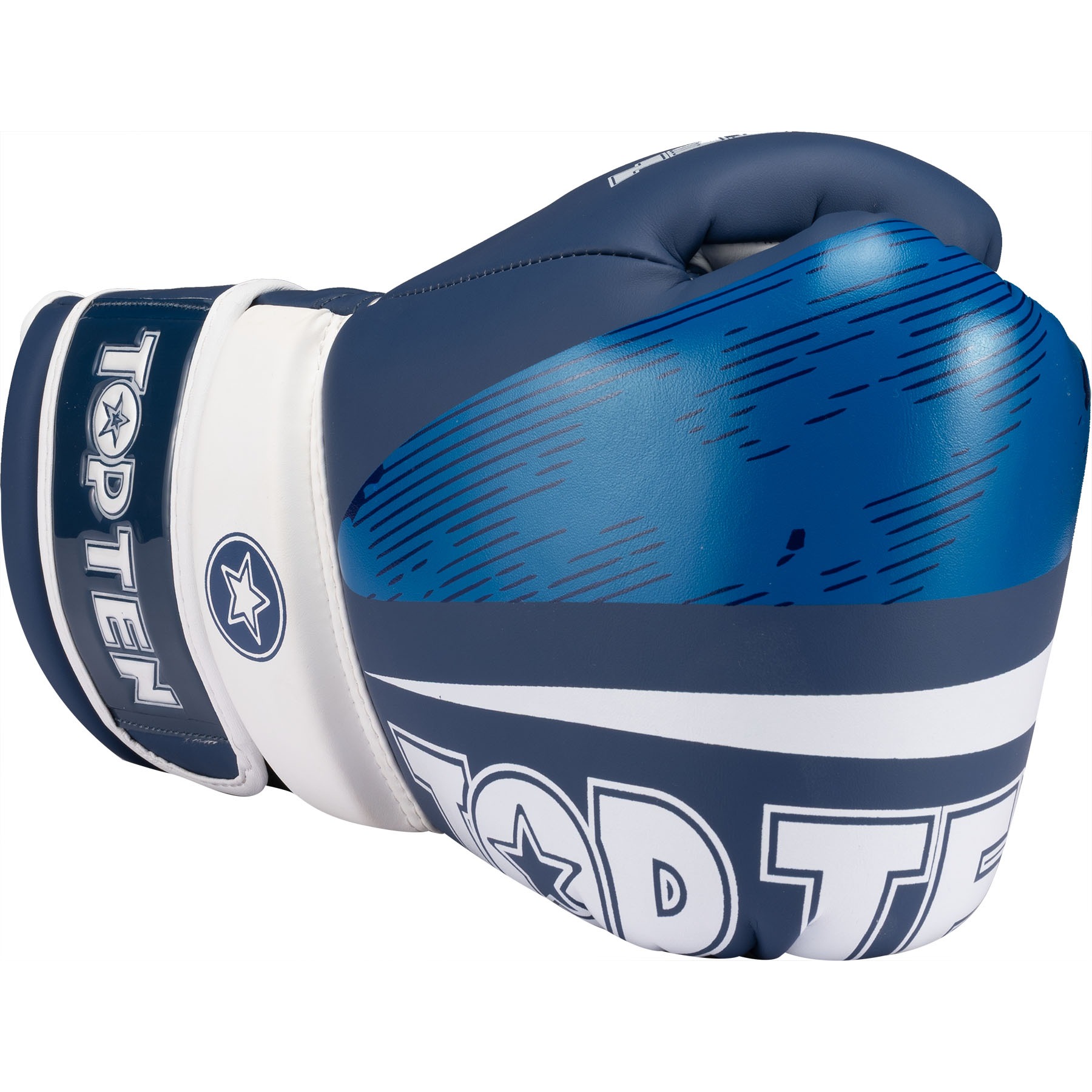 TOP TEN Bokshandschoen - WAKO NTB Marks - Blauw TOP TEN Bokshandschoen - WAKO NTB Marks - Blauw