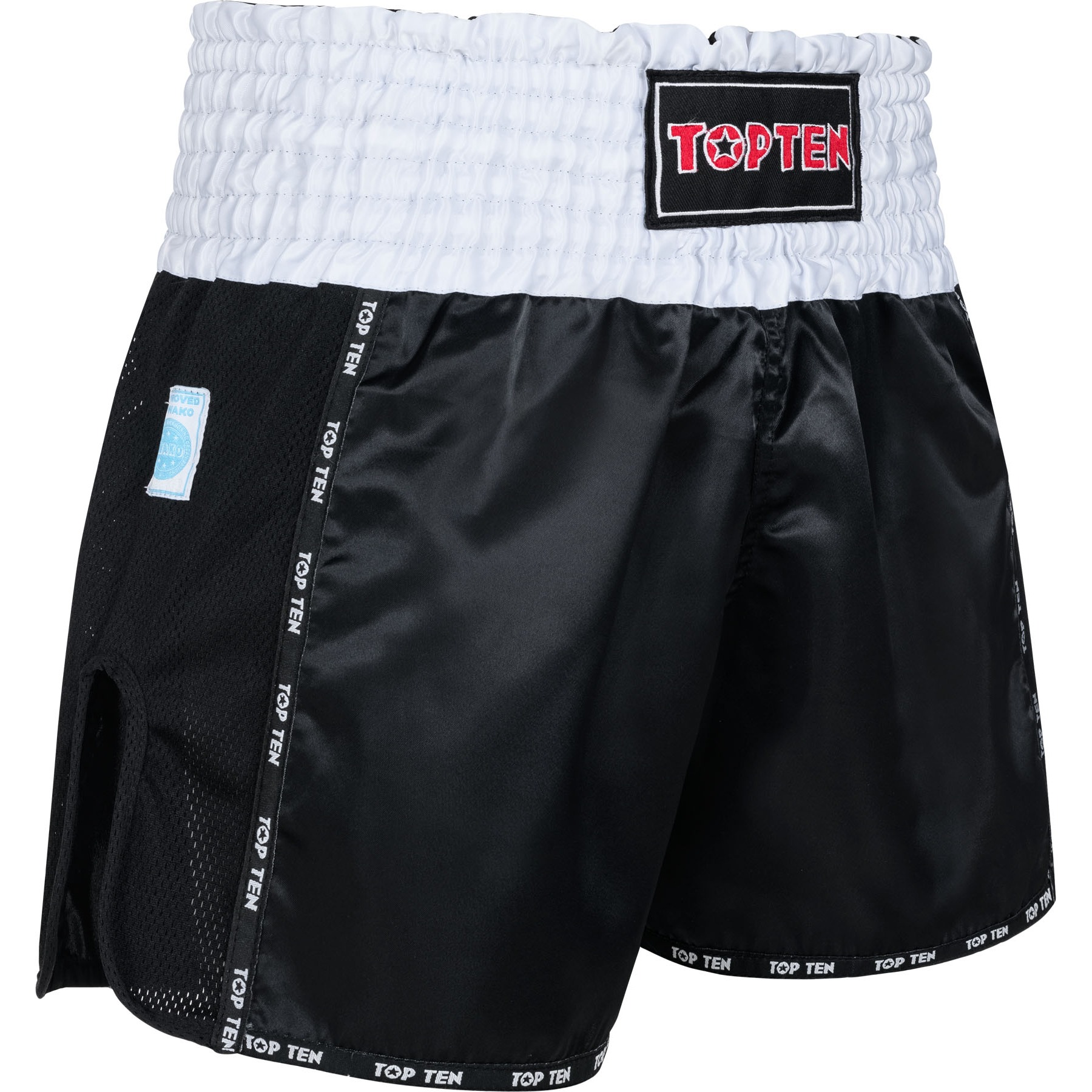TOP TEN Kickboksbroekje - KicksOff WAKO - Zwart TOP TEN Kickboksbroekje - KicksOff WAKO - Zwart