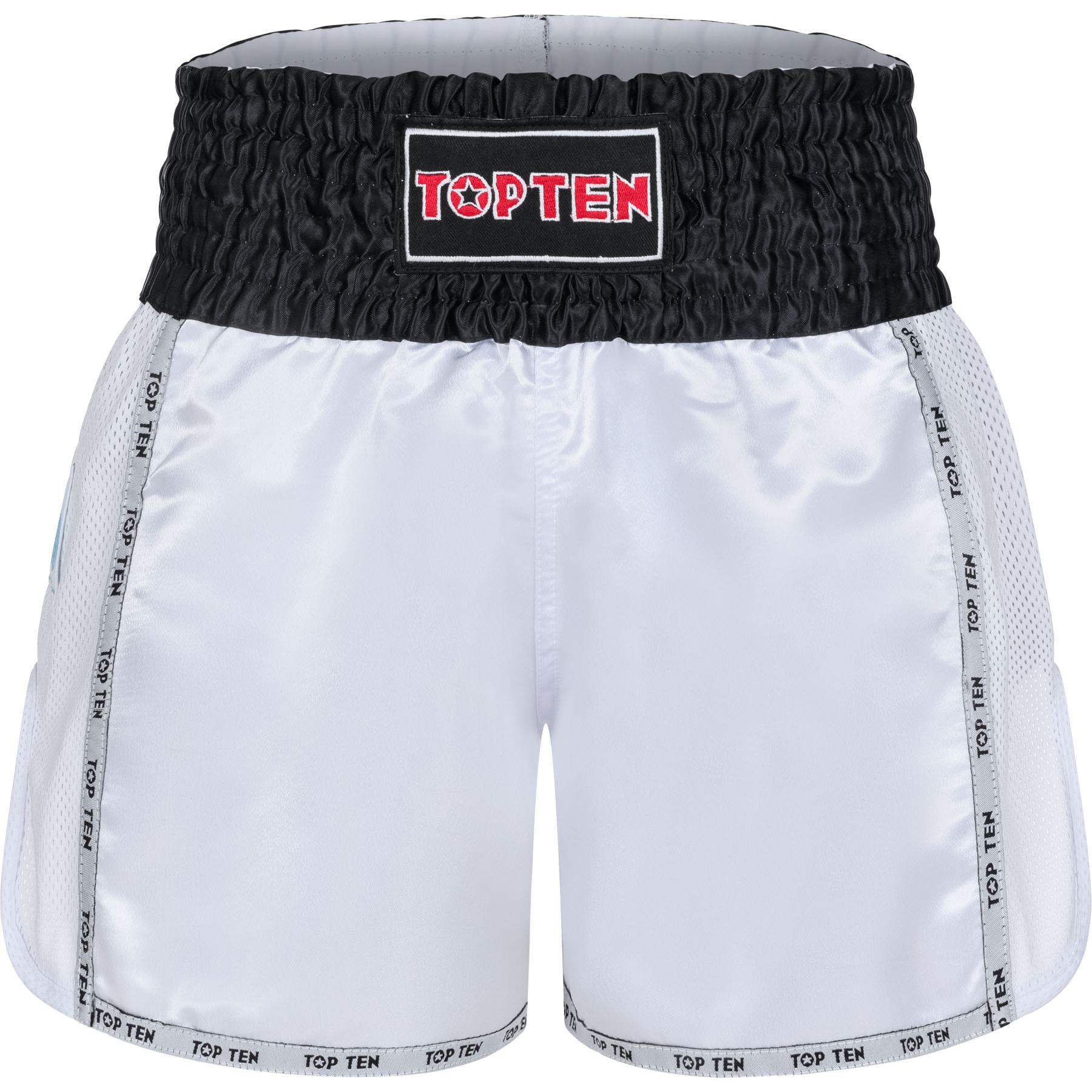 TOP TEN Thaiboks-broekje - KicksOff - Wit TOP TEN Thaiboks-broekje - KicksOff - Wit