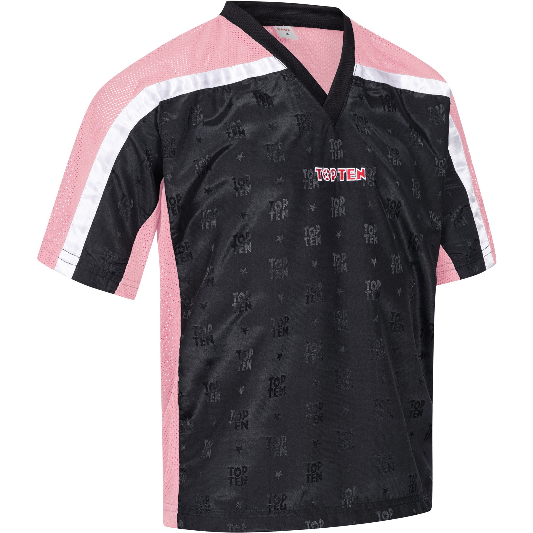 TOP TEN T-shirt - Mesh - Zwart / Roze TOP TEN T-shirt - Mesh - Zwart / Roze