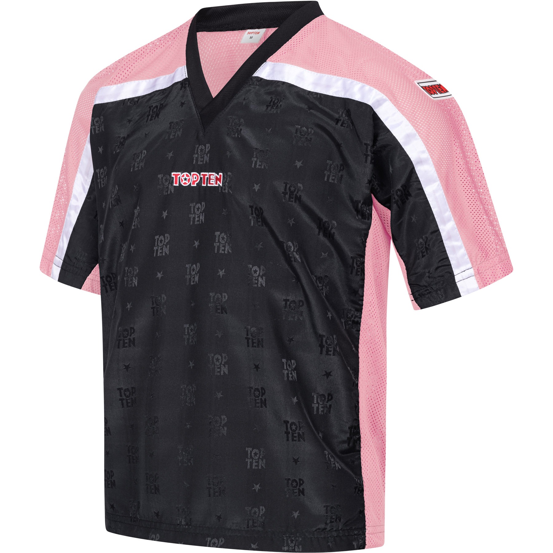 TOP TEN T-shirt - Mesh - Zwart / Roze TOP TEN T-shirt - Mesh - Zwart / Roze