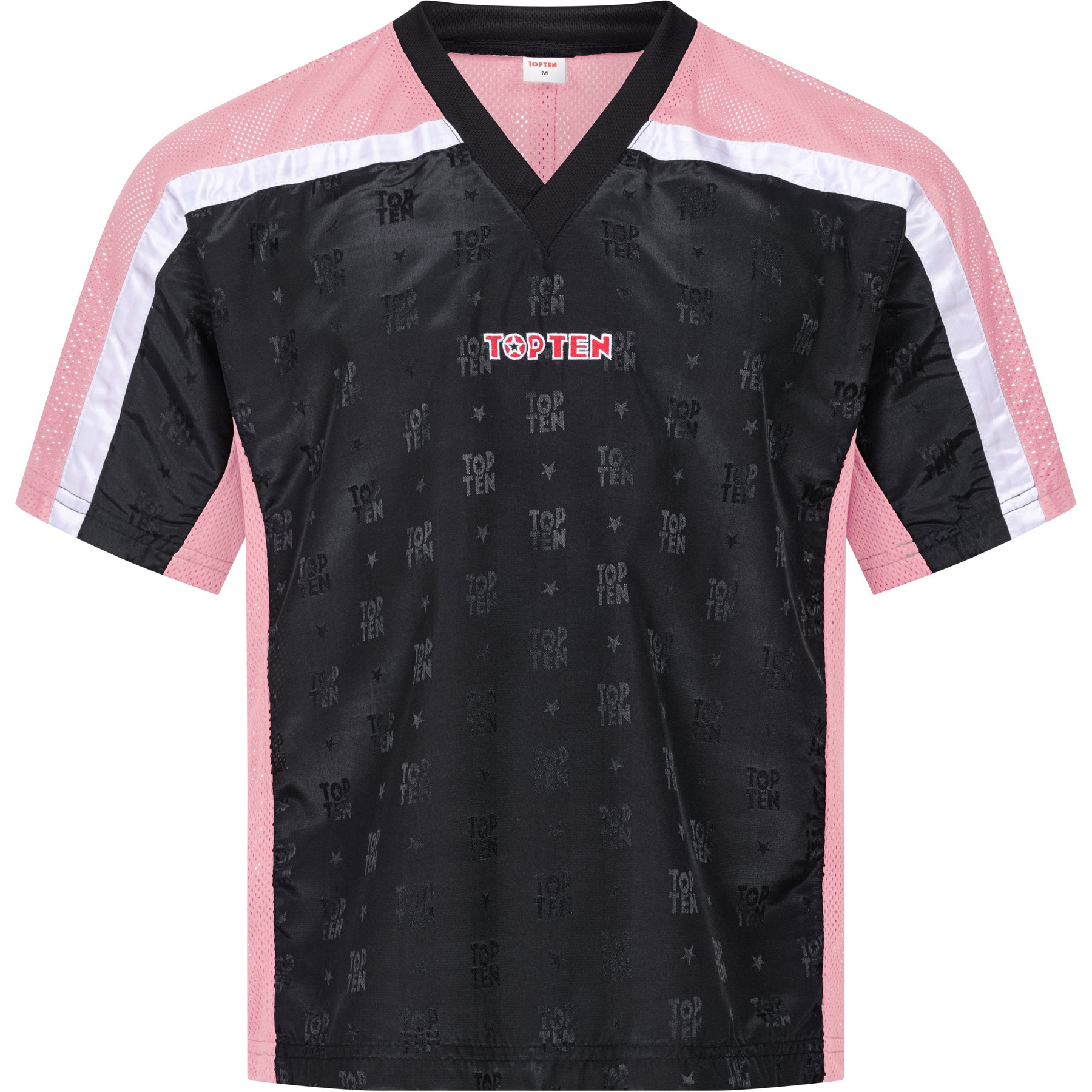 TOP TEN T-shirt - Mesh - Zwart / Roze TOP TEN T-shirt - Mesh - Zwart / Roze