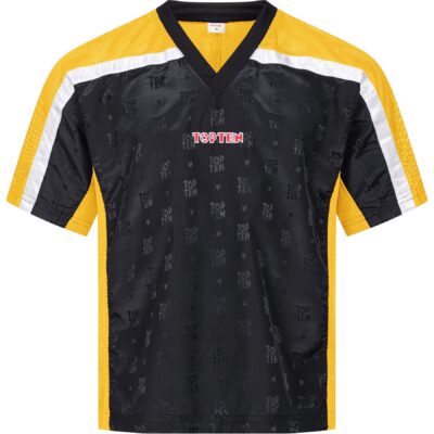 TOP TEN T-shirt - Mesh - Zwart / Geel TOP TEN T-shirt - Mesh - Zwart / Geel