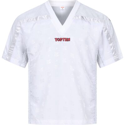 TOP TEN T-shirt - Mesh - Wit TOP TEN T-shirt - Mesh - Wit