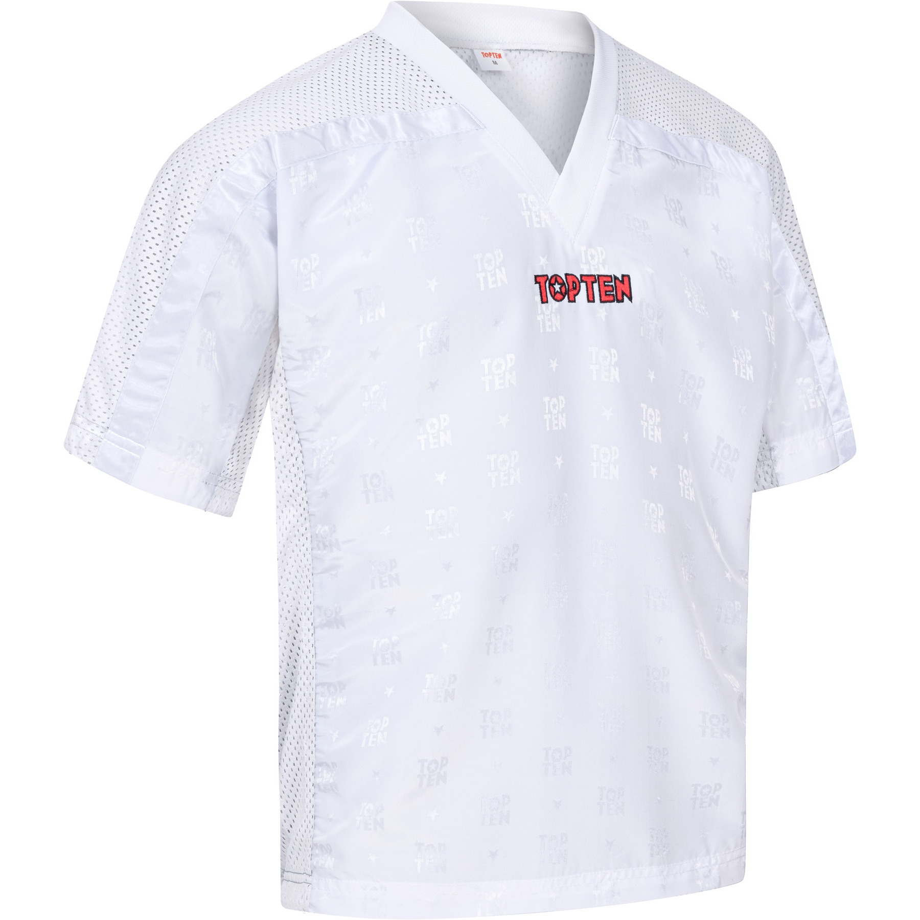 TOP TEN T-shirt - Mesh - Wit TOP TEN T-shirt - Mesh - Wit