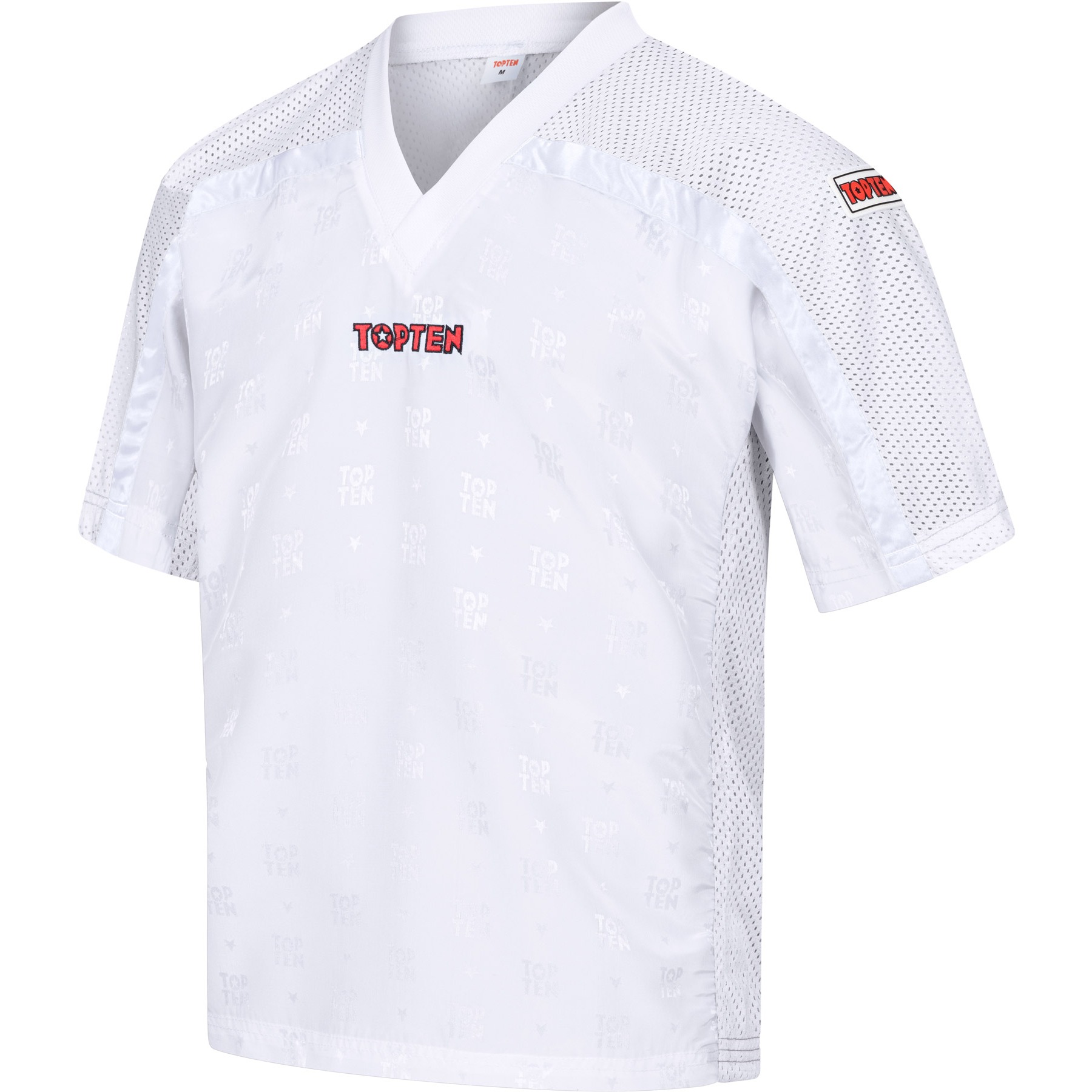 TOP TEN T-shirt - Mesh - Wit TOP TEN T-shirt - Mesh - Wit