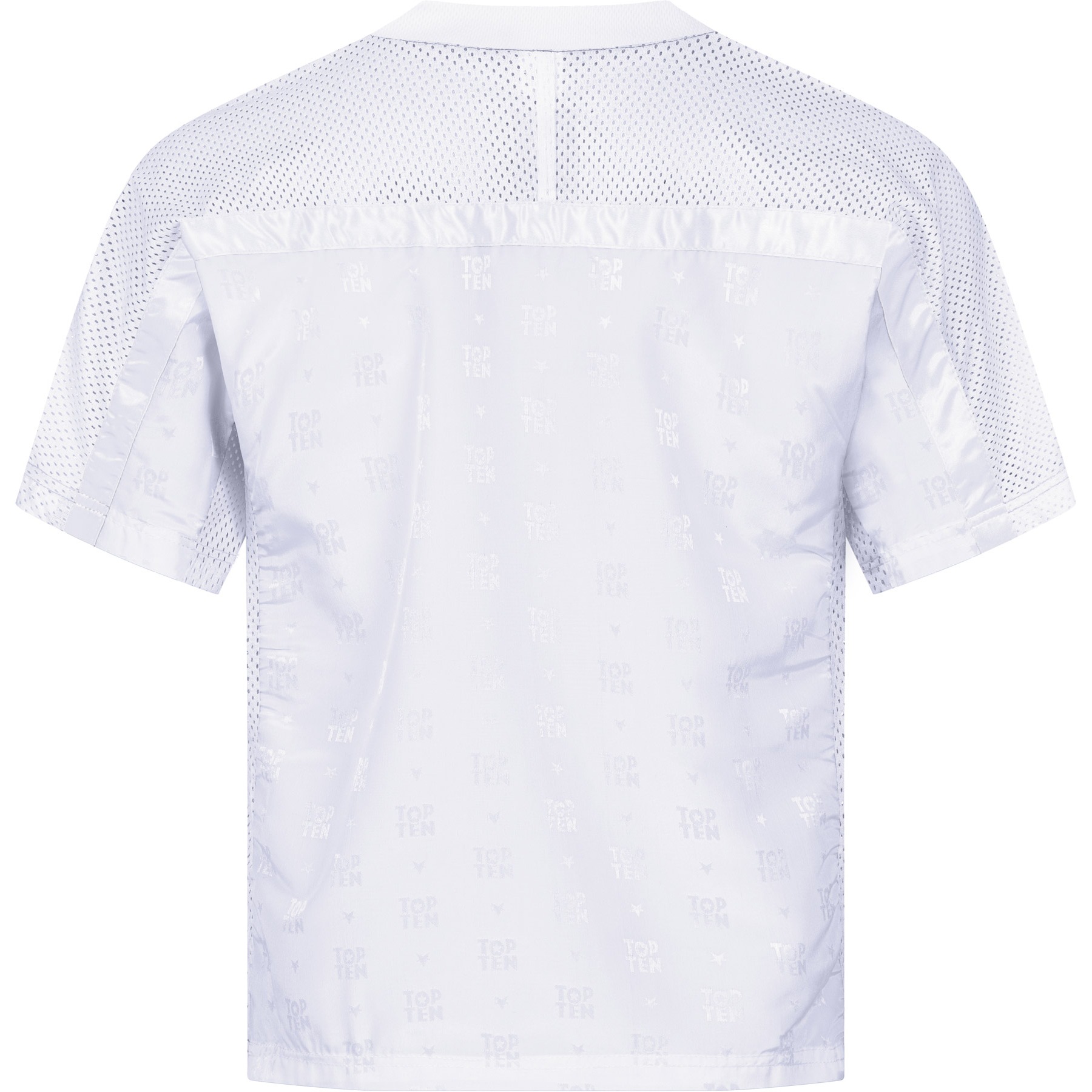 TOP TEN T-shirt - Mesh - Wit TOP TEN T-shirt - Mesh - Wit