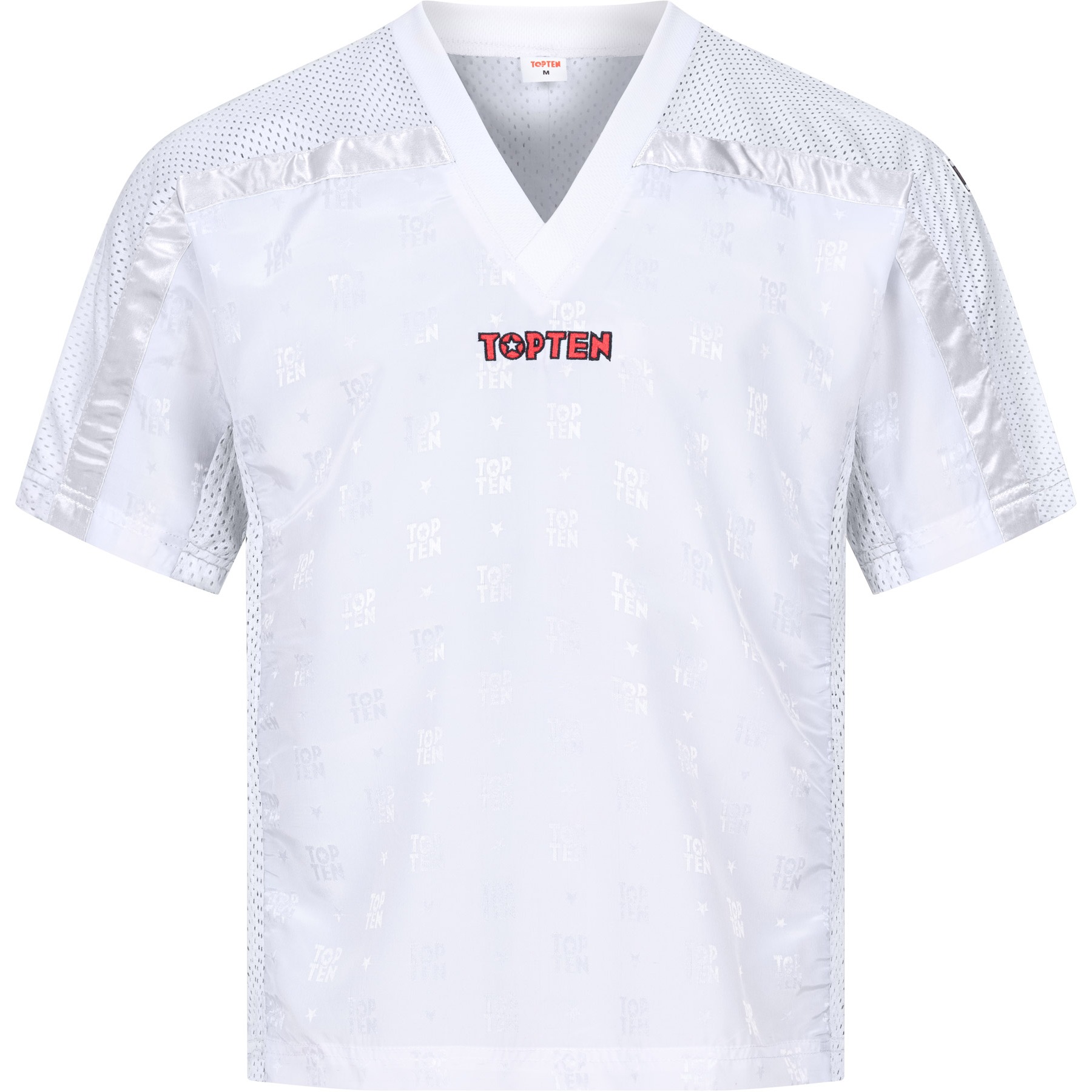 TOP TEN T-shirt - Mesh - Wit / Roze TOP TEN T-shirt - Mesh - Wit / Roze