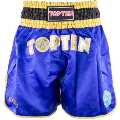 TOP TEN Kickboksbroekje - WAKO - Blauw TOP TEN Kickboksbroekje - WAKO - Blauw