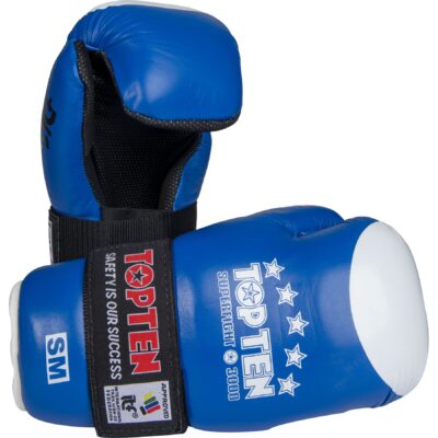 TOP TEN Point Fighting handschoen - ITF Superfight 3000 - Blauw