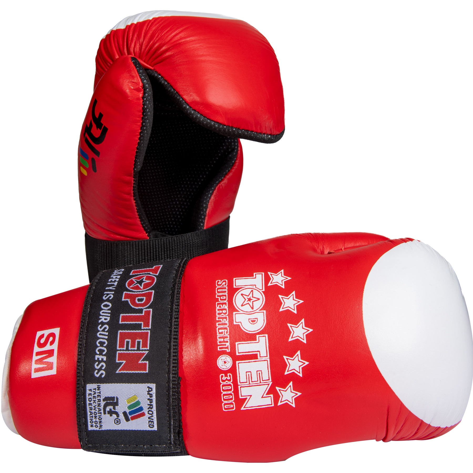 TOP TEN Point Fighting handschoenen - ITF Superfight 3000 - Rood TOP TEN Point Fighting handschoenen - ITF Superfight 3000 - Rood