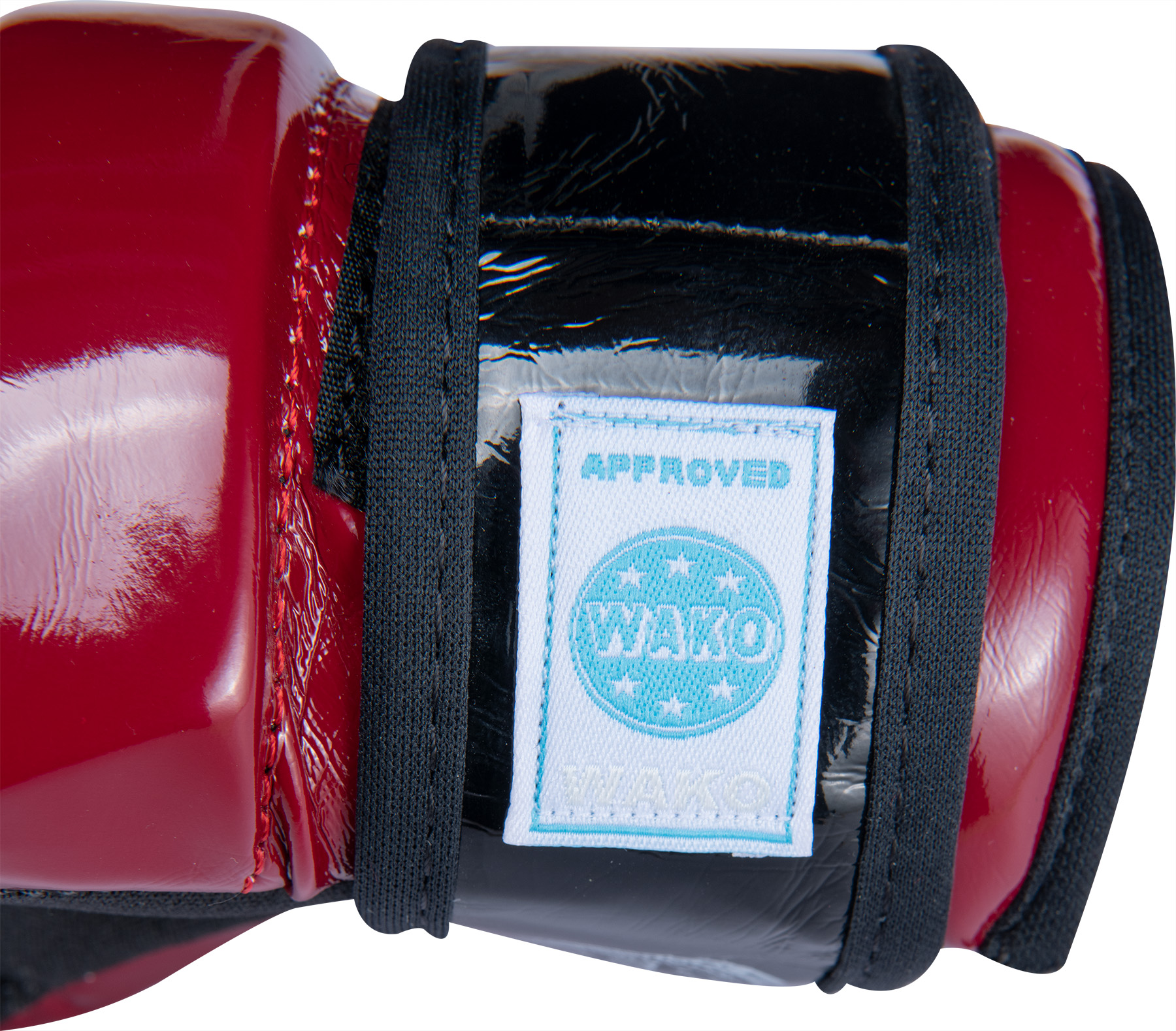 TOP TEN Point Fighting-handschoen - Glossy Block - Zwart / Rood TOP TEN Point Fighting-handschoen - Glossy Block - Zwart / Rood