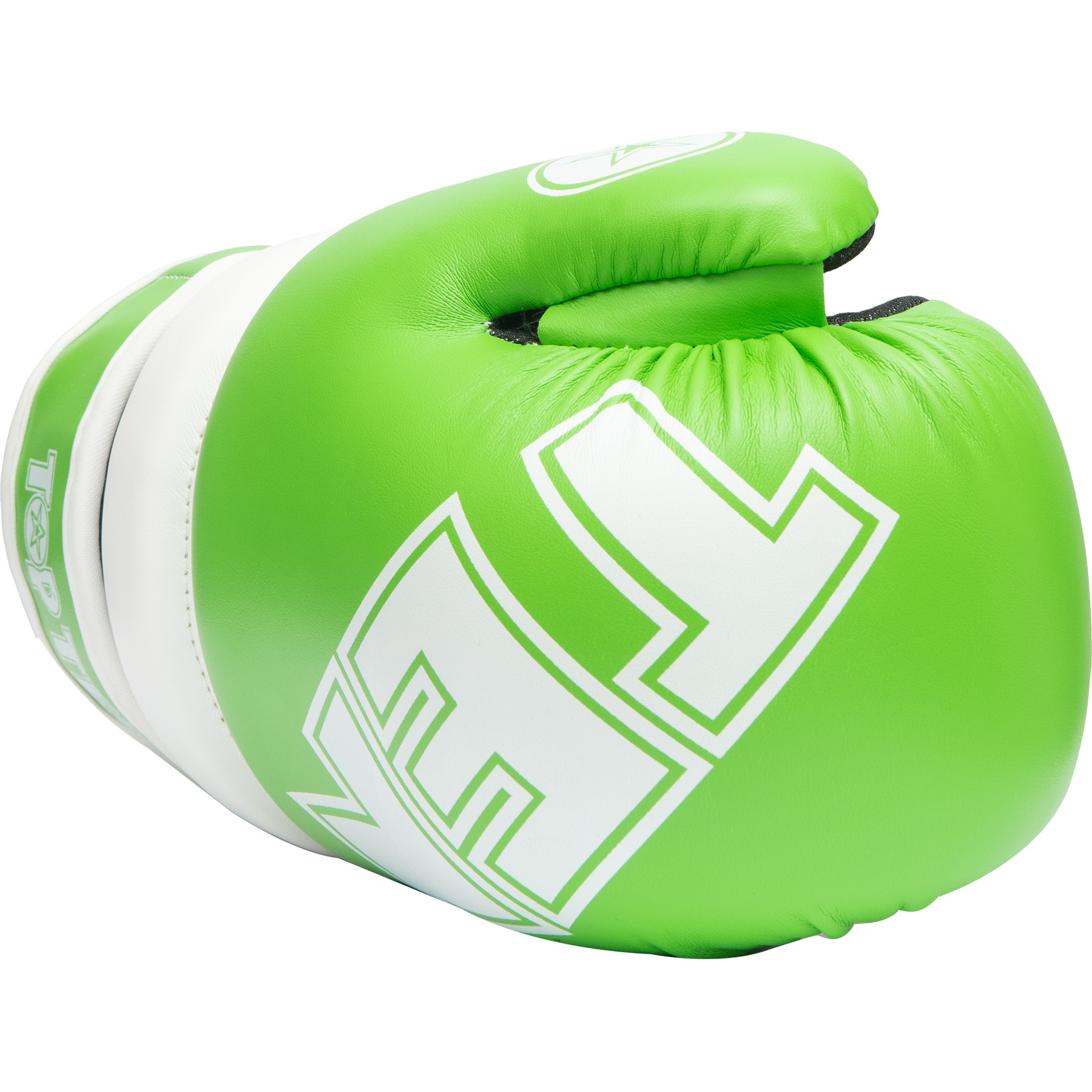 TOP TEN Point Fighting handschoen - Glossy Block - Groen / Wit TOP TEN Point Fighting handschoen - Glossy Block - Groen / Wit