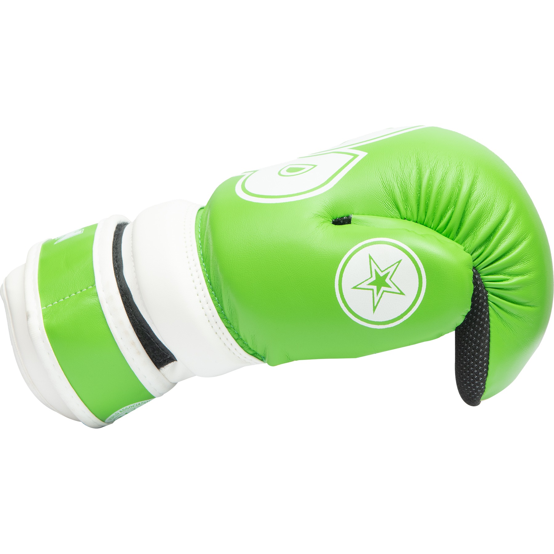 TOP TEN Point Fighting handschoen - Glossy Block - Groen / Wit TOP TEN Point Fighting handschoen - Glossy Block - Groen / Wit
