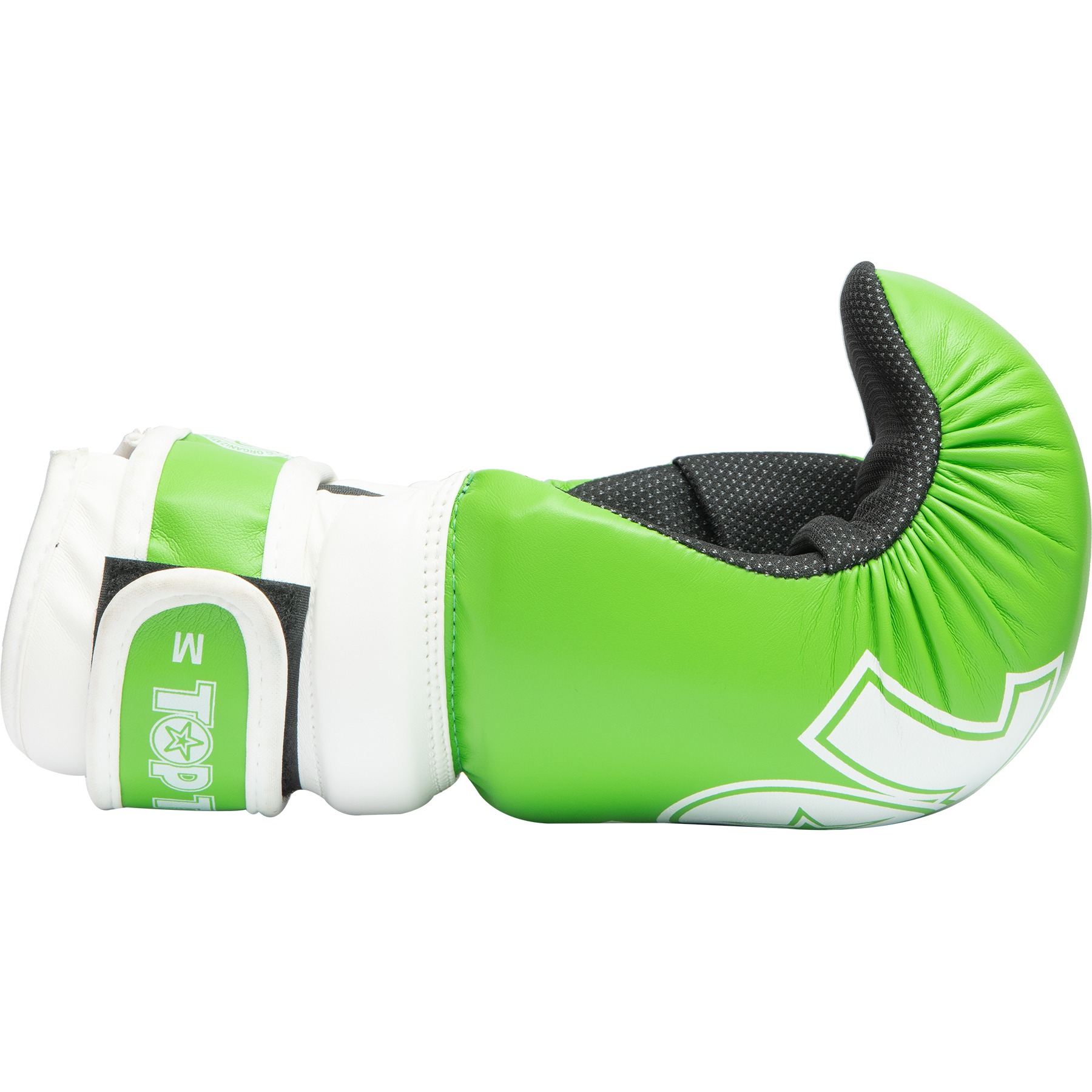 TOP TEN Point Fighting handschoen - Glossy Block - Groen / Wit TOP TEN Point Fighting handschoen - Glossy Block - Groen / Wit