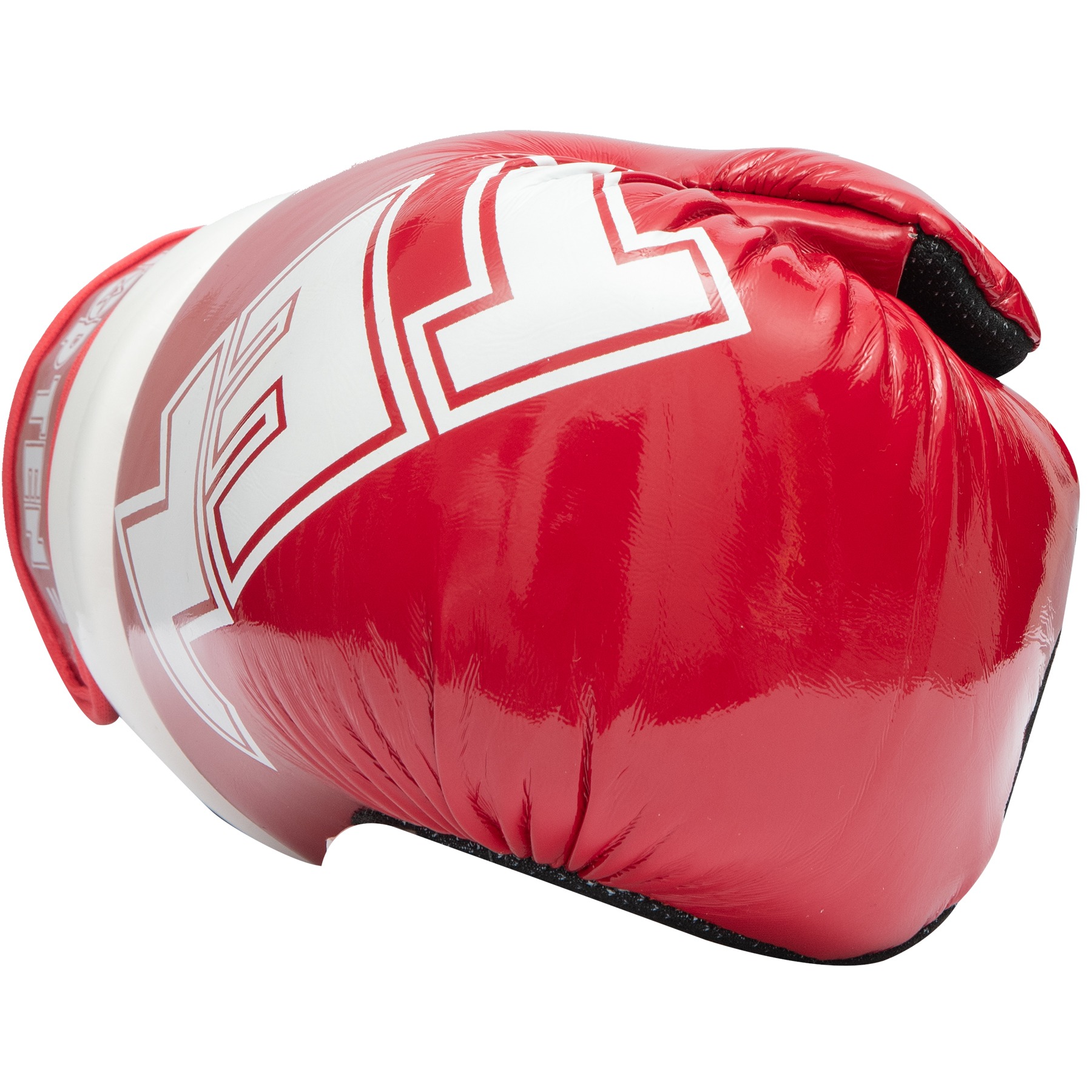 TOP TEN Point Fighting handschoen - Glossy Block - Rood / Wit TOP TEN Point Fighting handschoen - Glossy Block - Rood / Wit
