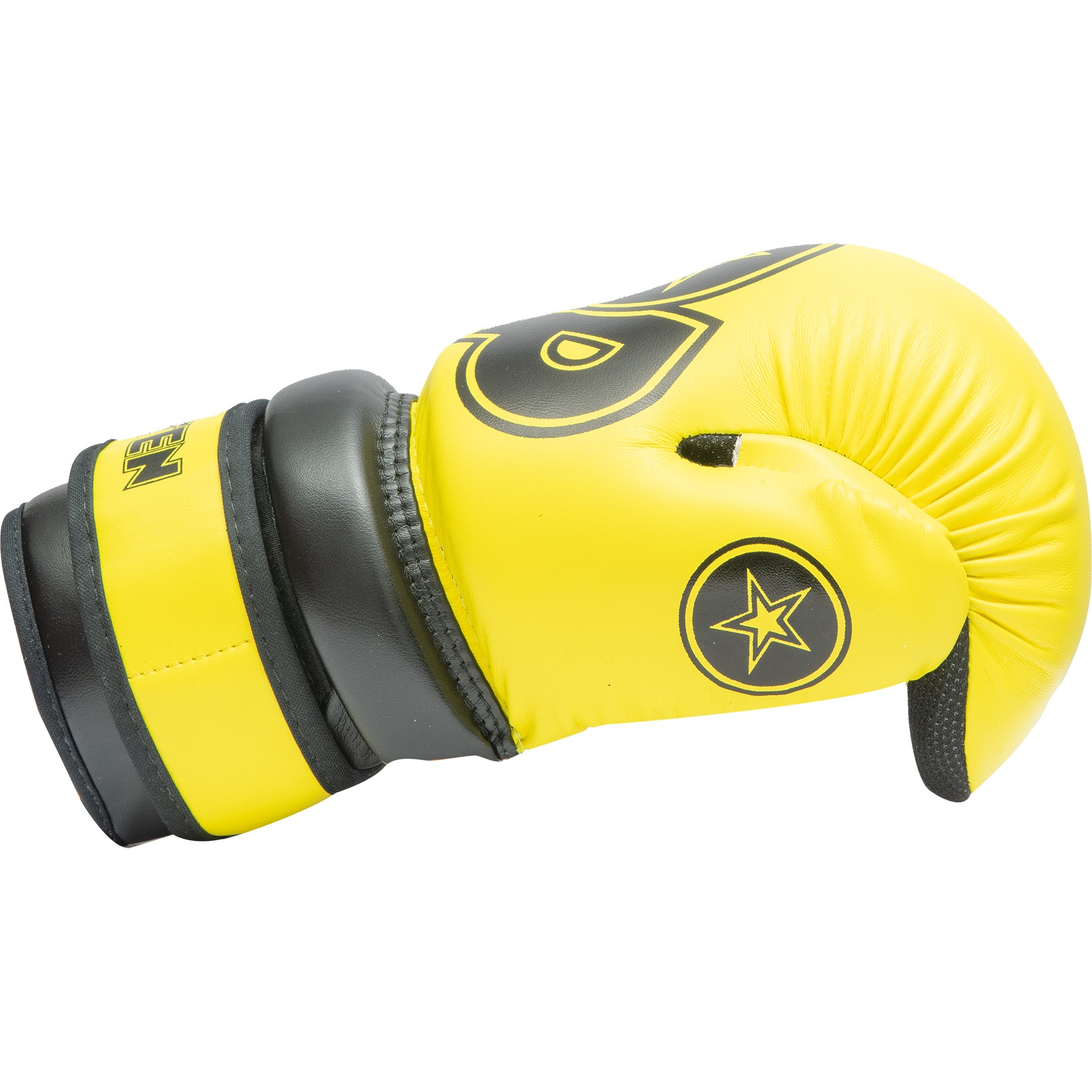 TOP TEN Pointfighting-handschoen - Glossy Block - Geel / Zwart TOP TEN Pointfighting-handschoen - Glossy Block - Geel / Zwart