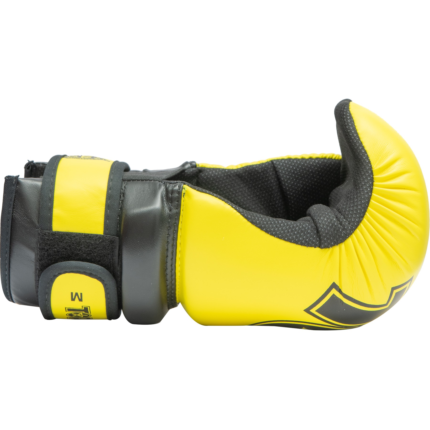 TOP TEN Pointfighting-handschoen - Glossy Block - Geel / Zwart TOP TEN Pointfighting-handschoen - Glossy Block - Geel / Zwart