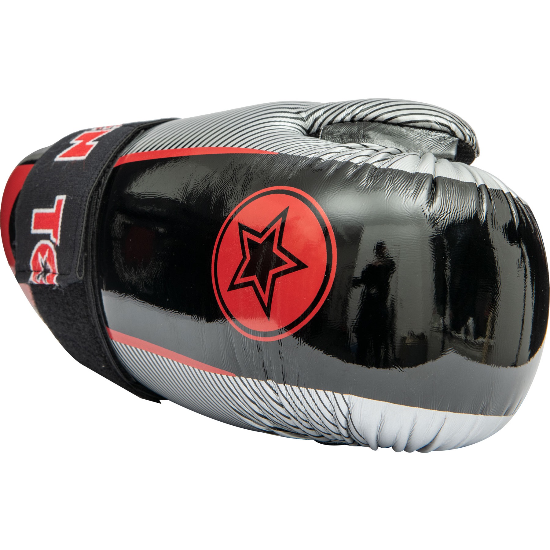 TOP TEN Pointfighting-handschoen - Star & Stripes - Zwart / Zilver TOP TEN Pointfighting-handschoen - Star & Stripes - Zwart / Zilver