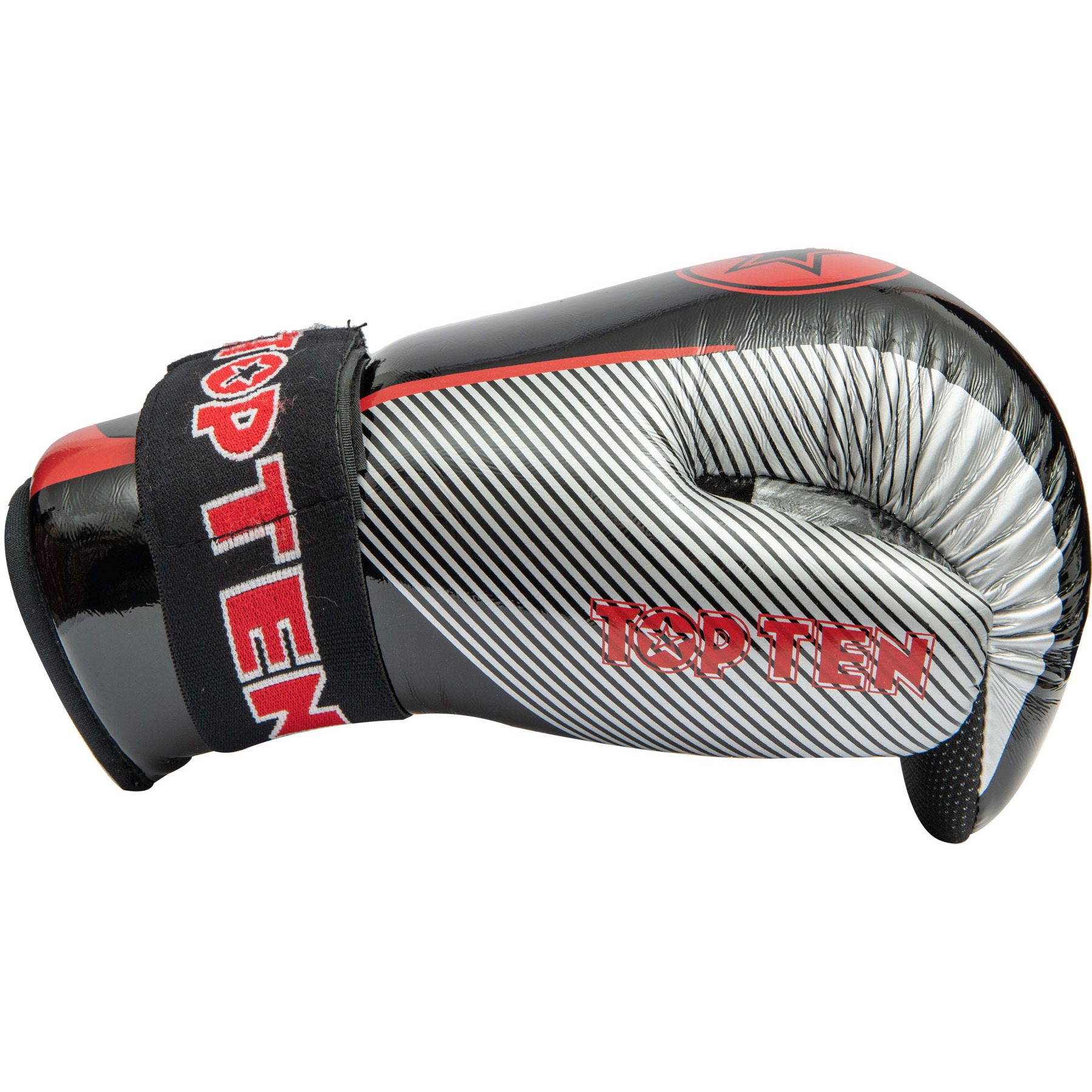 TOP TEN Pointfighting-handschoen - Star & Stripes - Zwart / Zilver TOP TEN Pointfighting-handschoen - Star & Stripes - Zwart / Zilver