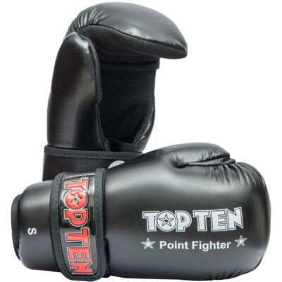 TOP TEN Point Fighting handschoenen - Point Fighter - Zwart TOP TEN Point Fighting handschoenen - Point Fighter - Zwart