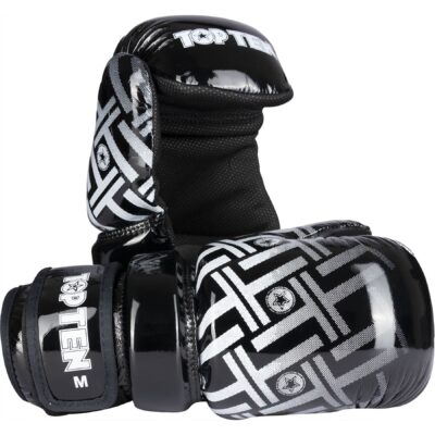 TOP TEN Point Fighting-handschoen - Glossy Block PRISM - Zwart TOP TEN Point Fighting-handschoen - Glossy Block PRISM - Zwart
