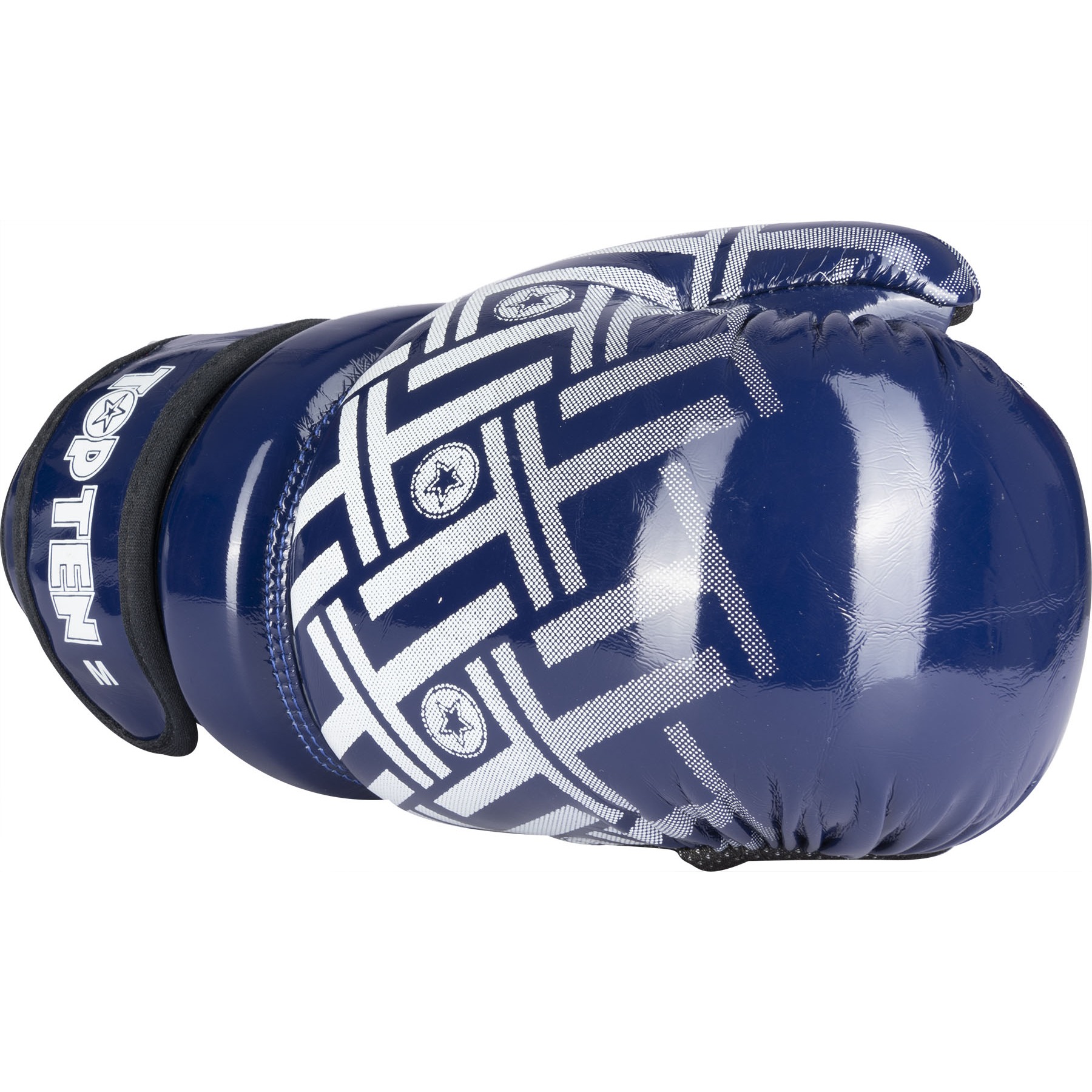 TOP TEN Point Fighting-handschoen - Glossy Block PRISM - Blauw TOP TEN Point Fighting-handschoen - Glossy Block PRISM - Blauw
