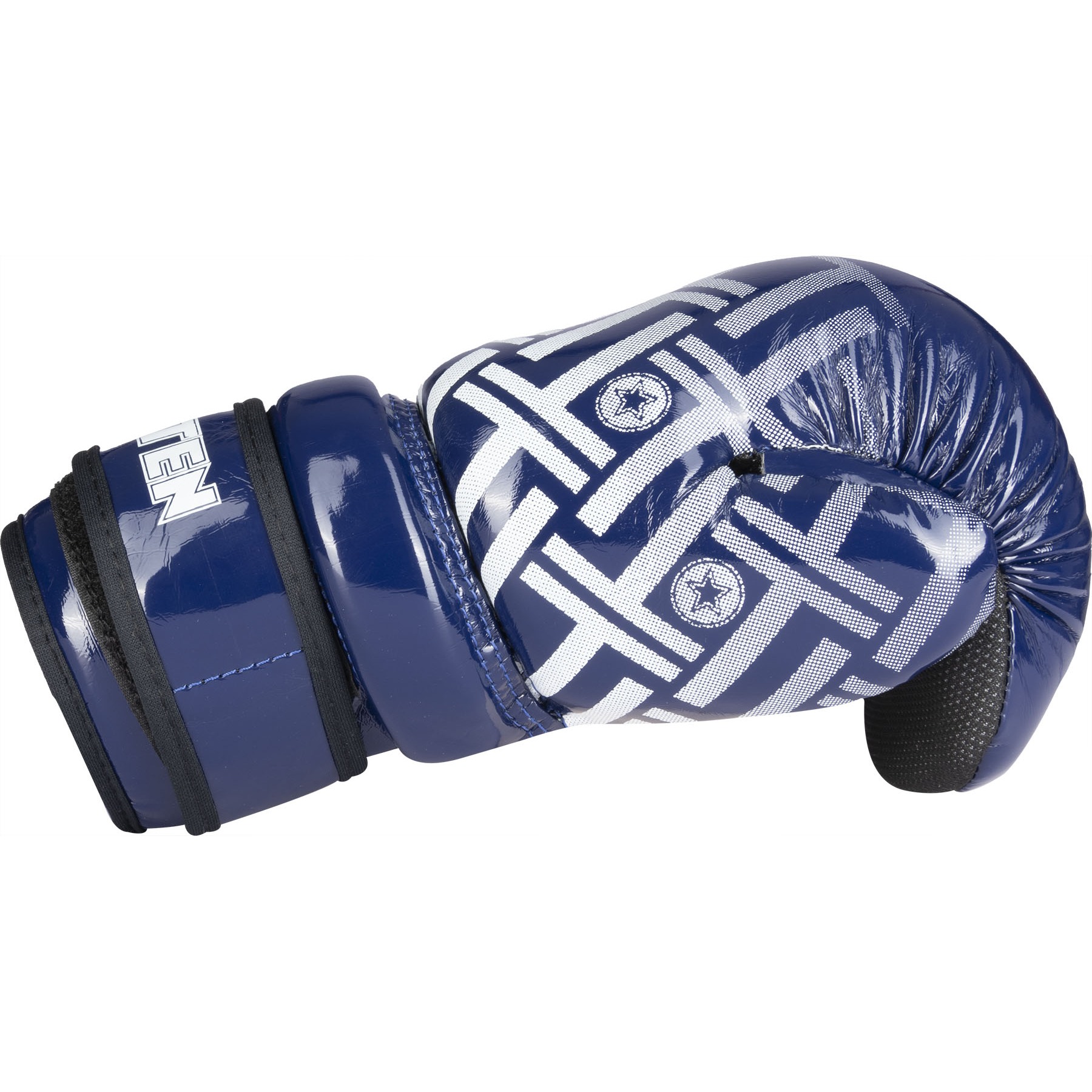 TOP TEN Point Fighting-handschoen - Glossy Block PRISM - Blauw TOP TEN Point Fighting-handschoen - Glossy Block PRISM - Blauw