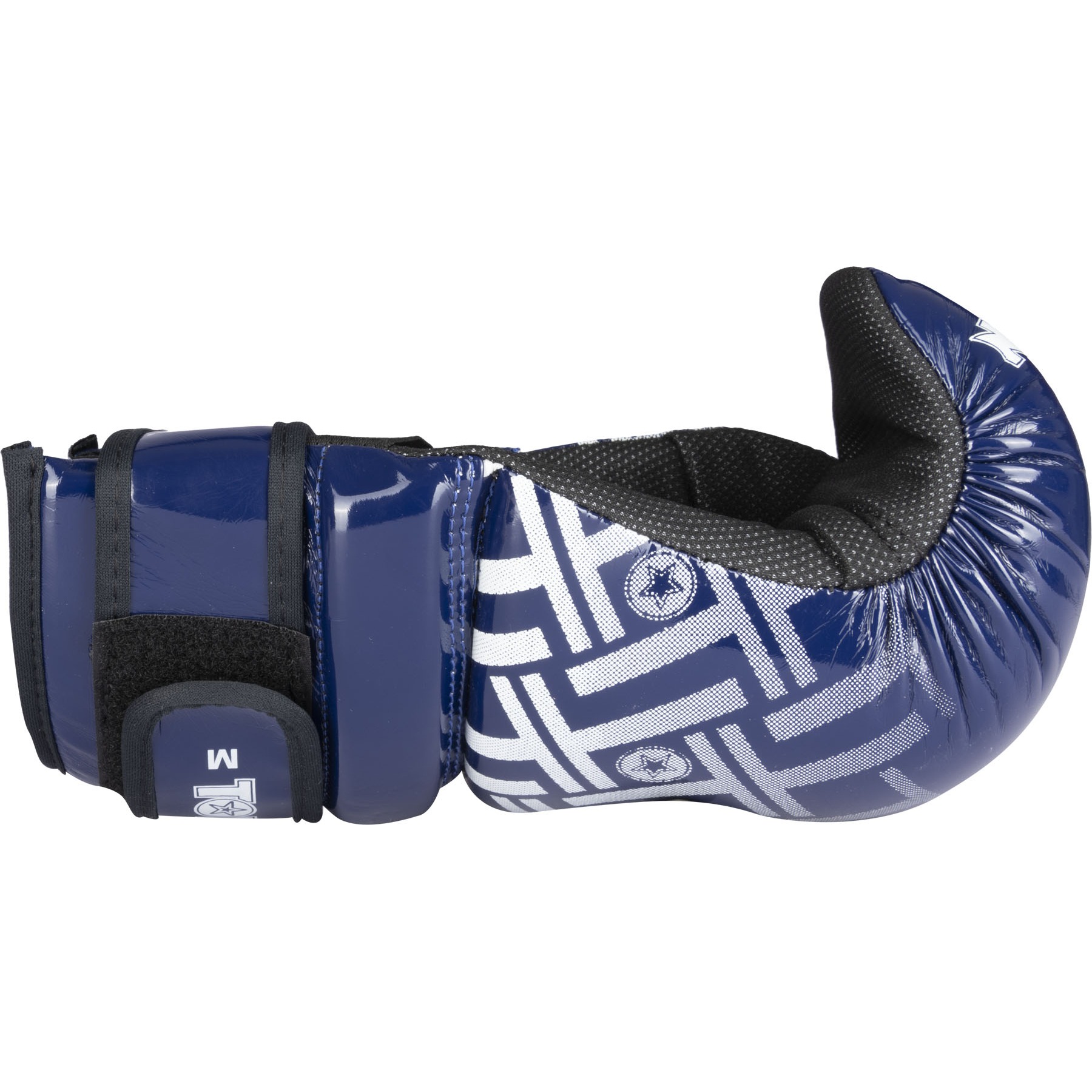 TOP TEN Point Fighting-handschoen - Glossy Block PRISM - Blauw TOP TEN Point Fighting-handschoen - Glossy Block PRISM - Blauw