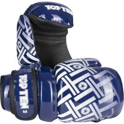 TOP TEN Point Fighting-handschoen - Glossy Block PRISM - Blauw TOP TEN Point Fighting-handschoen - Glossy Block PRISM - Blauw
