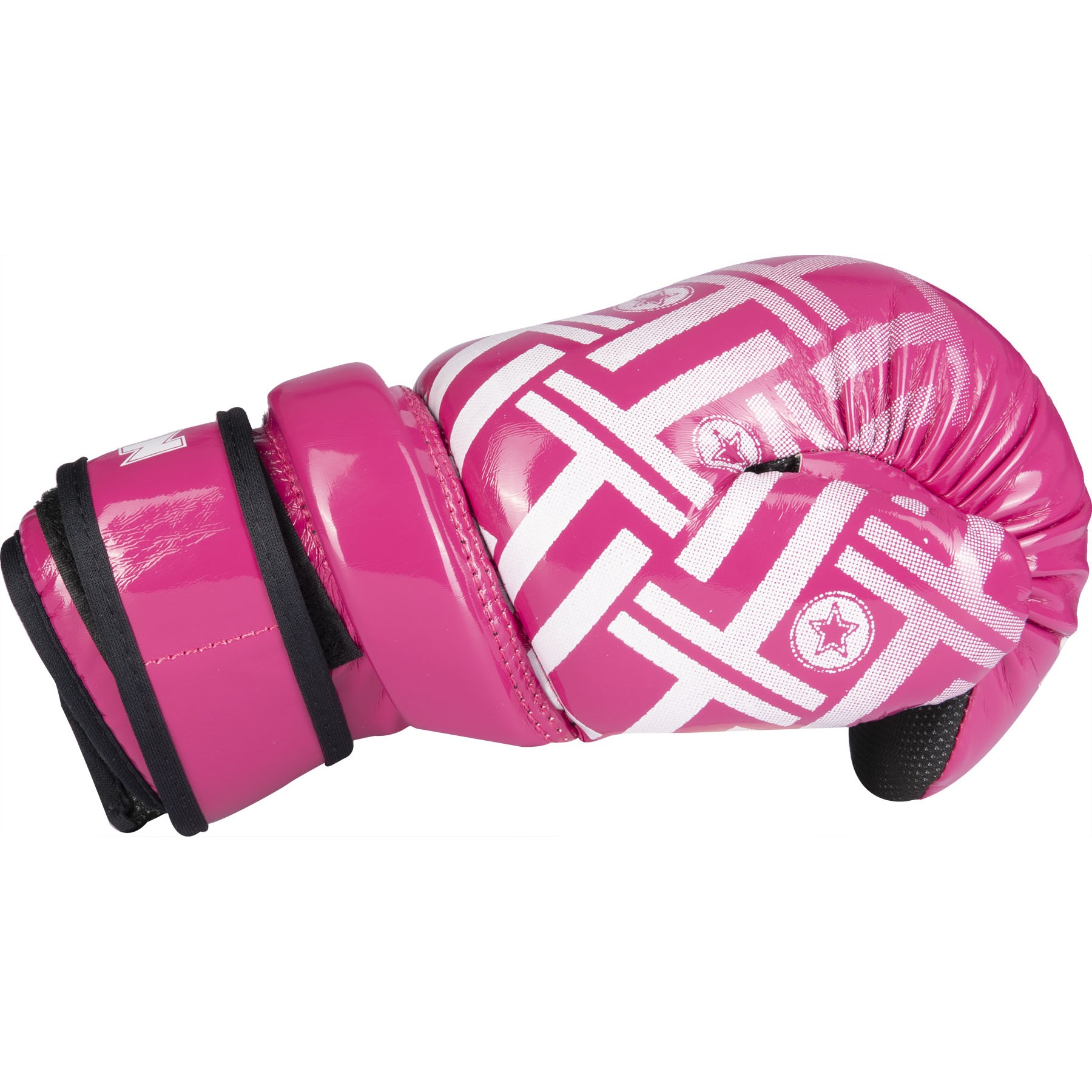 TOP TEN Point Fighting handschoen - Glossy Block PRISM - Roze TOP TEN Point Fighting handschoen - Glossy Block PRISM - Roze