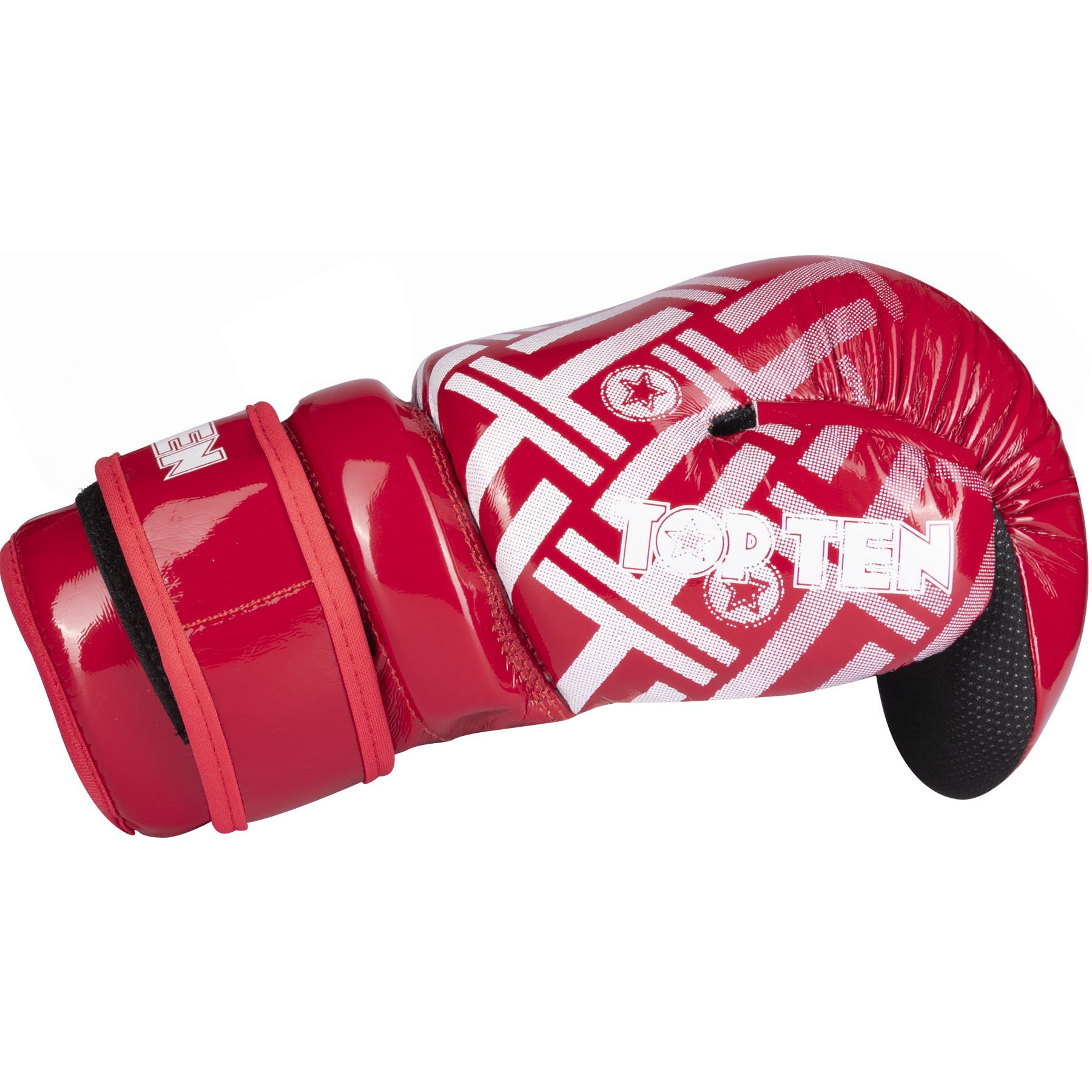 TOP TEN Point Fighting handschoen - Glossy Block PRISM - Rood TOP TEN Point Fighting handschoen - Glossy Block PRISM - Rood