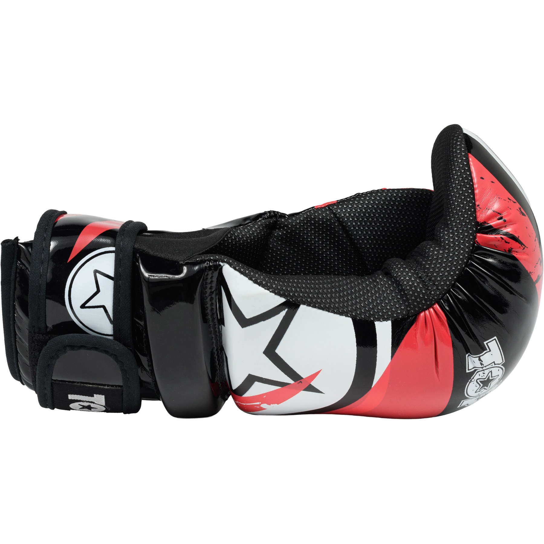 TOP TEN Point fighting handschoen - Urban Arts - Zwart / Rood TOP TEN Point fighting handschoen - Urban Arts - Zwart / Rood