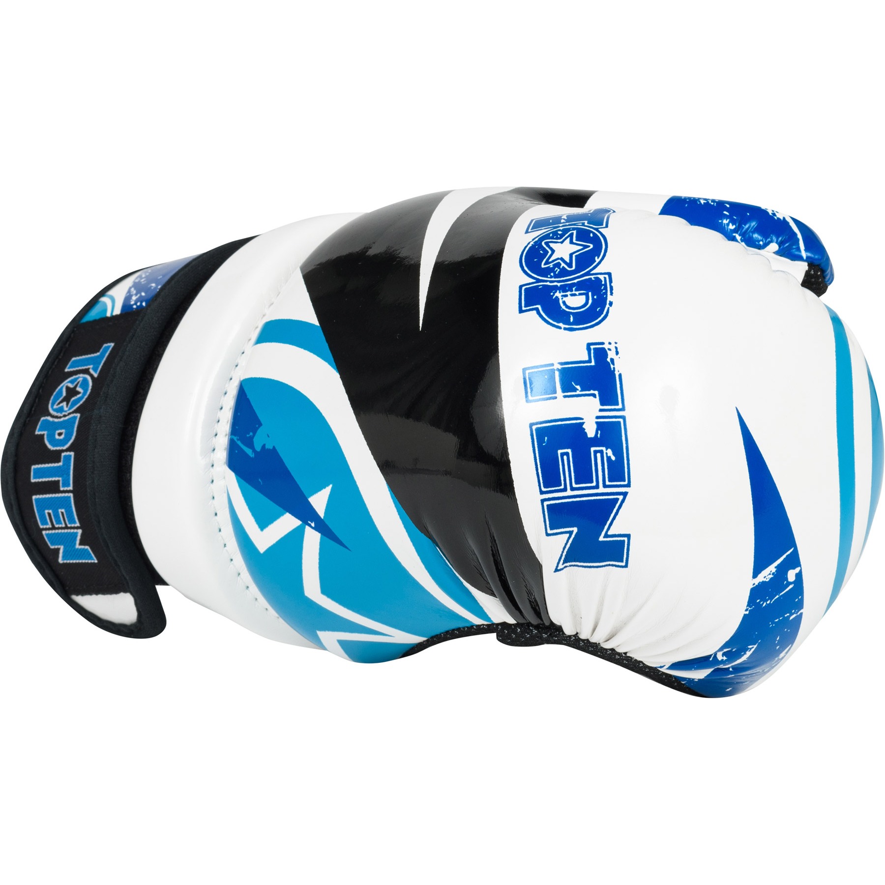 TOP TEN Point fighting handschoen - Urban Arts - Blauw / Wit TOP TEN Point fighting handschoen - Urban Arts - Blauw / Wit