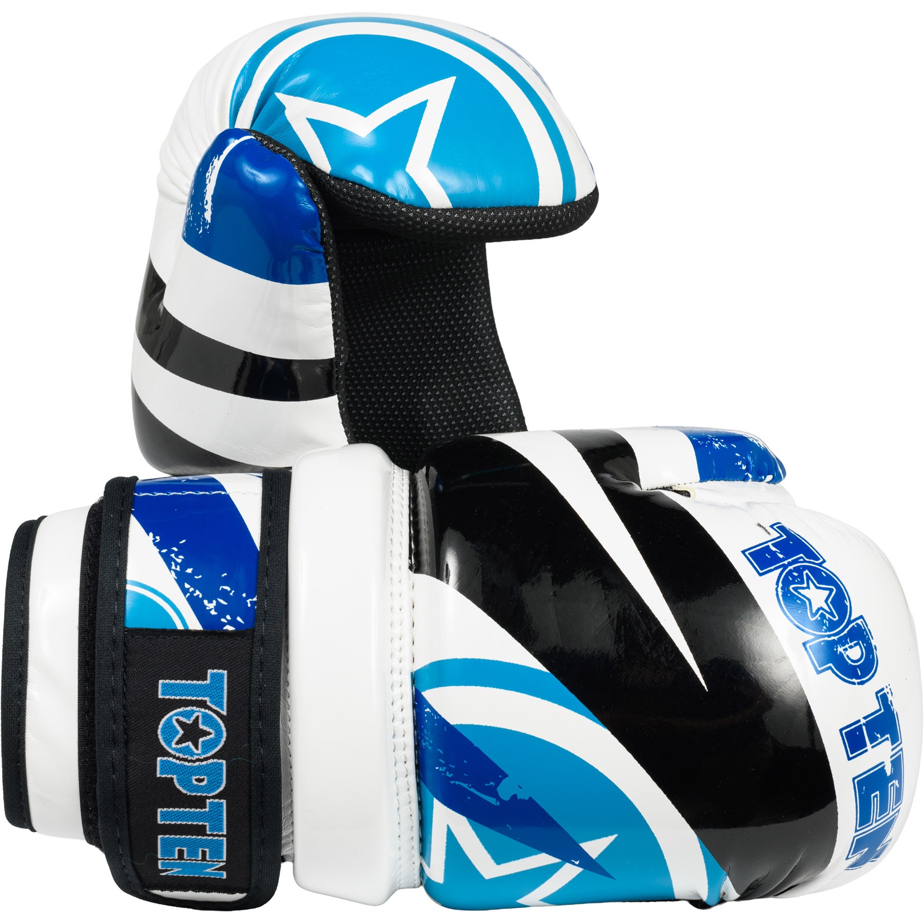 TOP TEN Point Fighting handschoen - Urban Arts - Groen / Wit TOP TEN Point Fighting handschoen - Urban Arts - Groen / Wit