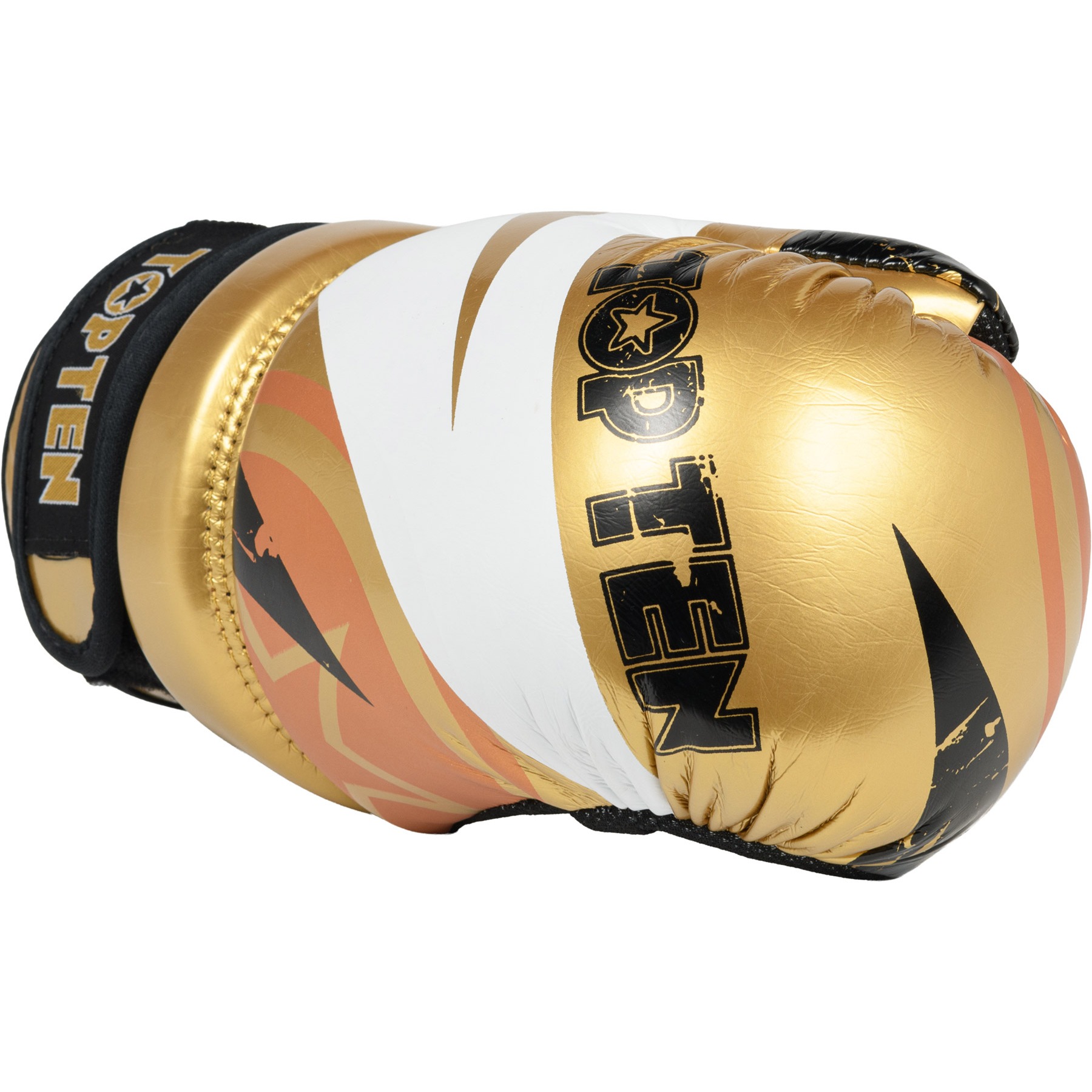 TOP TEN Point Fighting-handschoen - Urban Arts - Goud / Wit TOP TEN Point Fighting-handschoen - Urban Arts - Goud / Wit