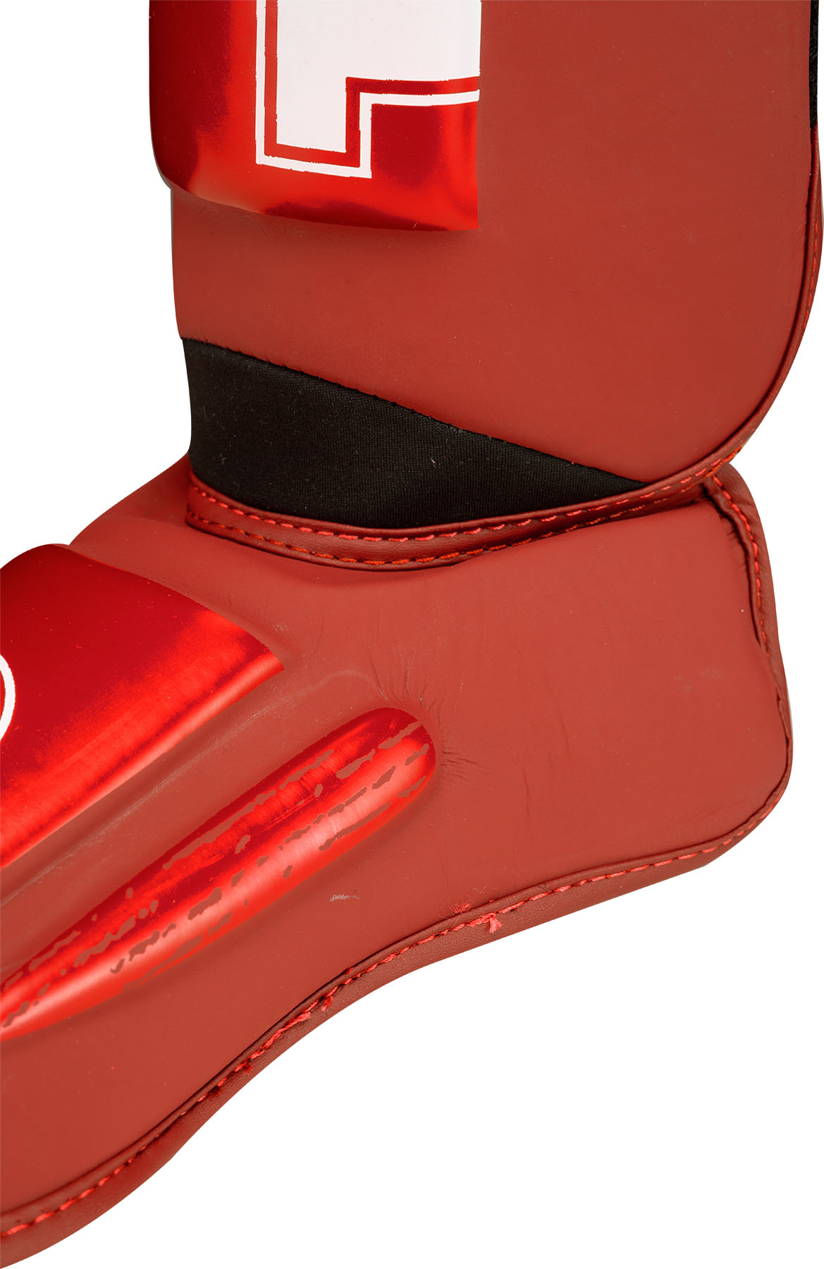 TOP TEN Scheen- en wreefbeschermer - WAKO Marks WAKO Approved - Rood TOP TEN Scheen- en wreefbeschermer - WAKO Marks WAKO Approved - Rood
